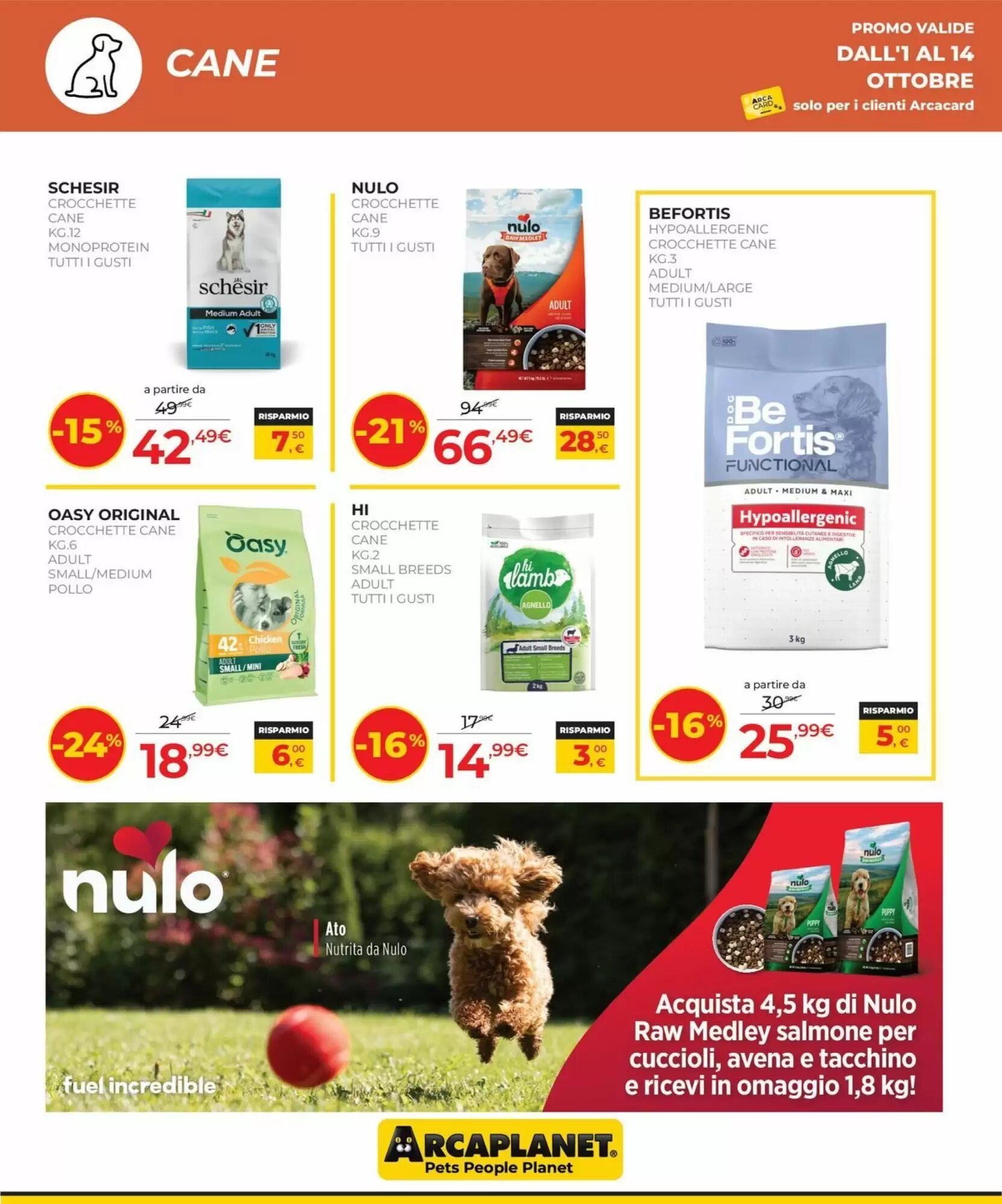 Volantino promozionale Arcaplanet  valide dal 01/10/2026 - Pagina 14.