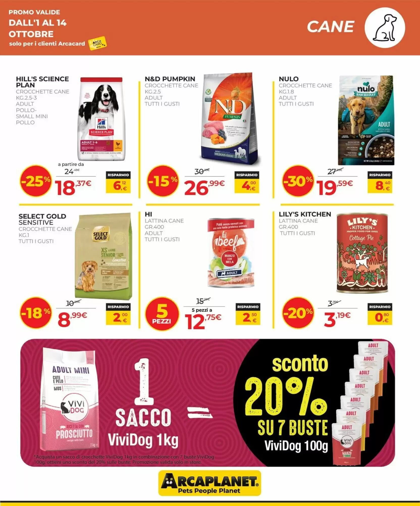 Volantino promozionale Arcaplanet  valide dal 01/10/2026 - Pagina 15.