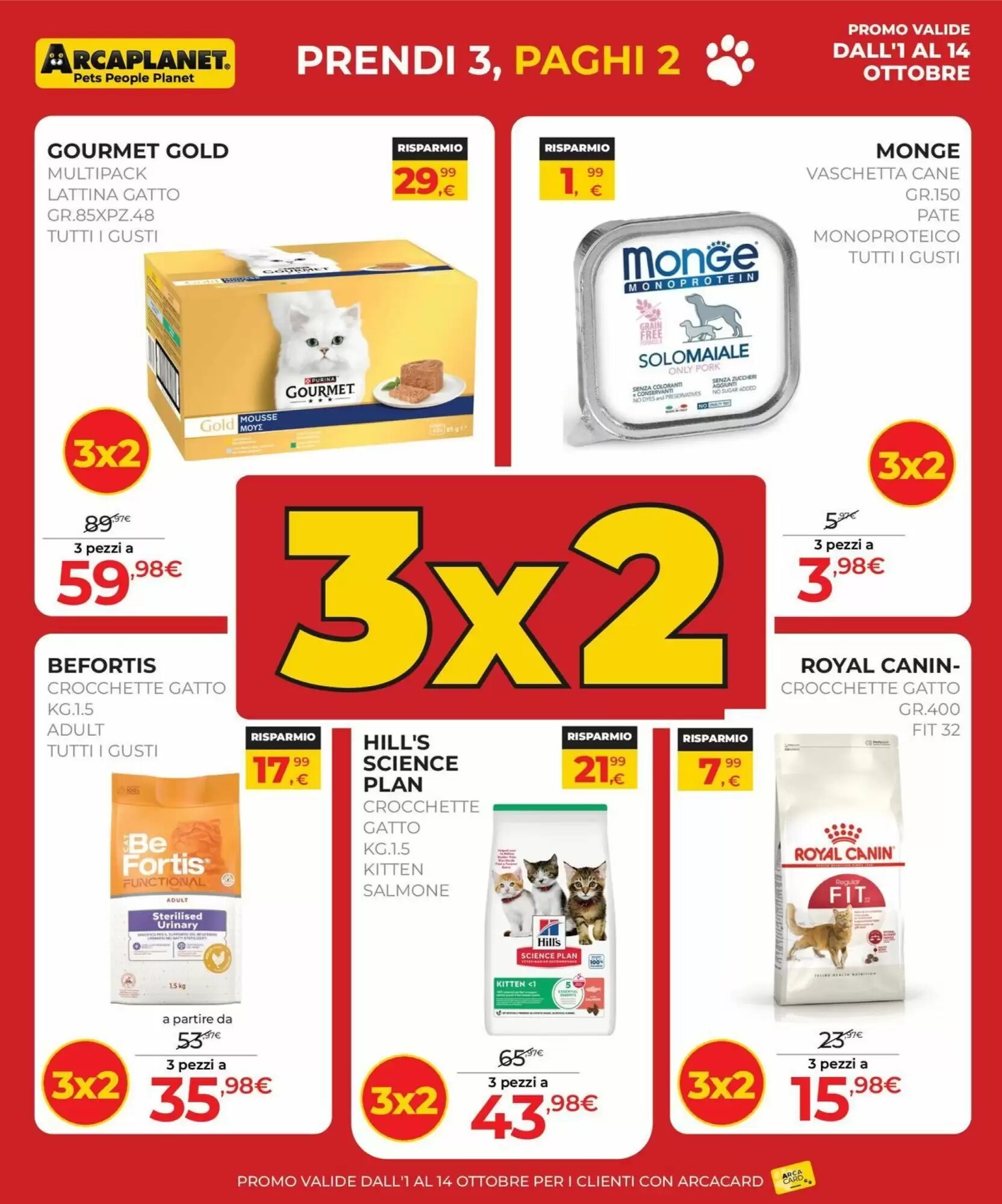 Volantino promozionale Arcaplanet  valide dal 01/10/2026 - Pagina 2.