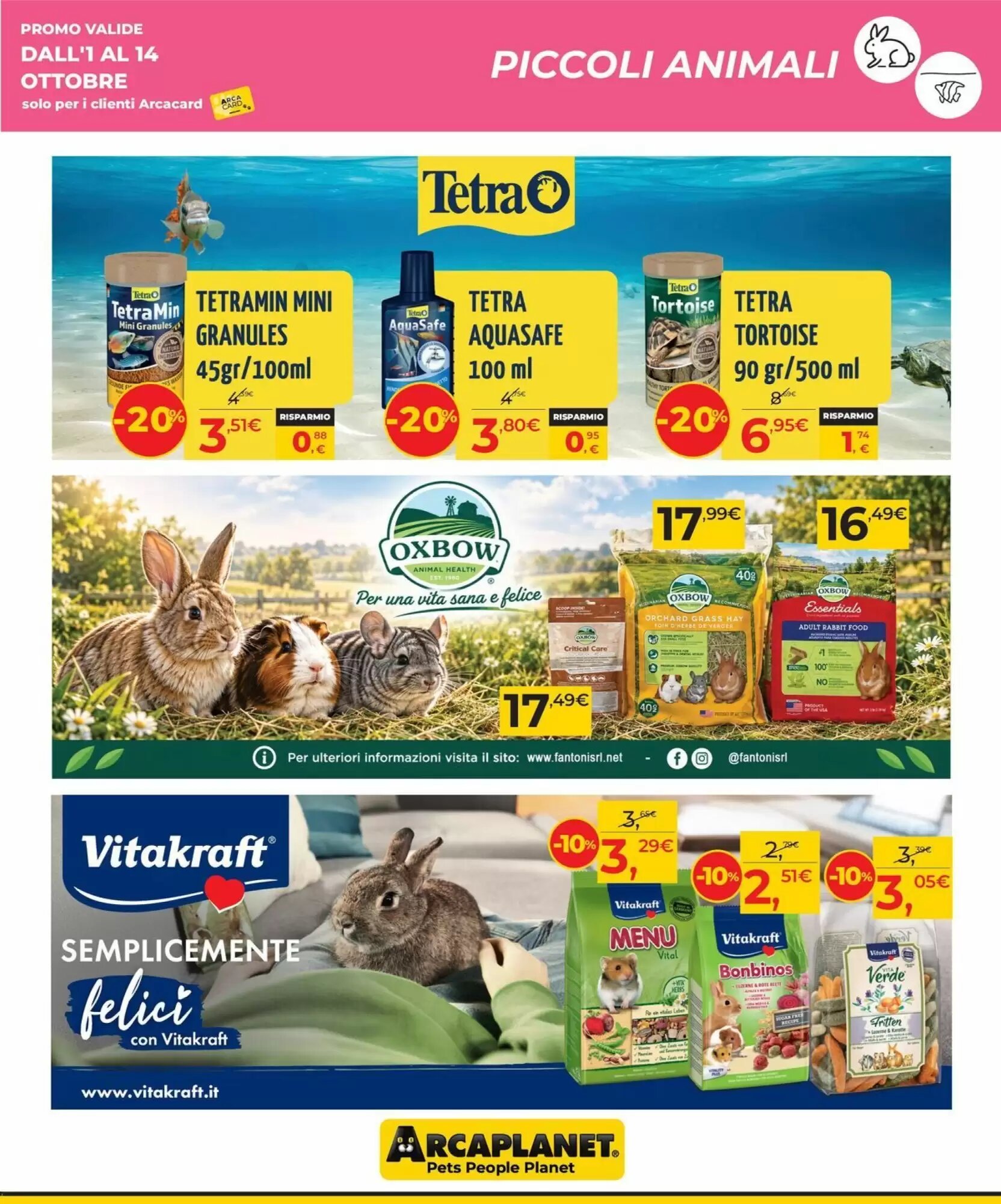 Volantino promozionale Arcaplanet  valide dal 01/10/2026 - Pagina 21.