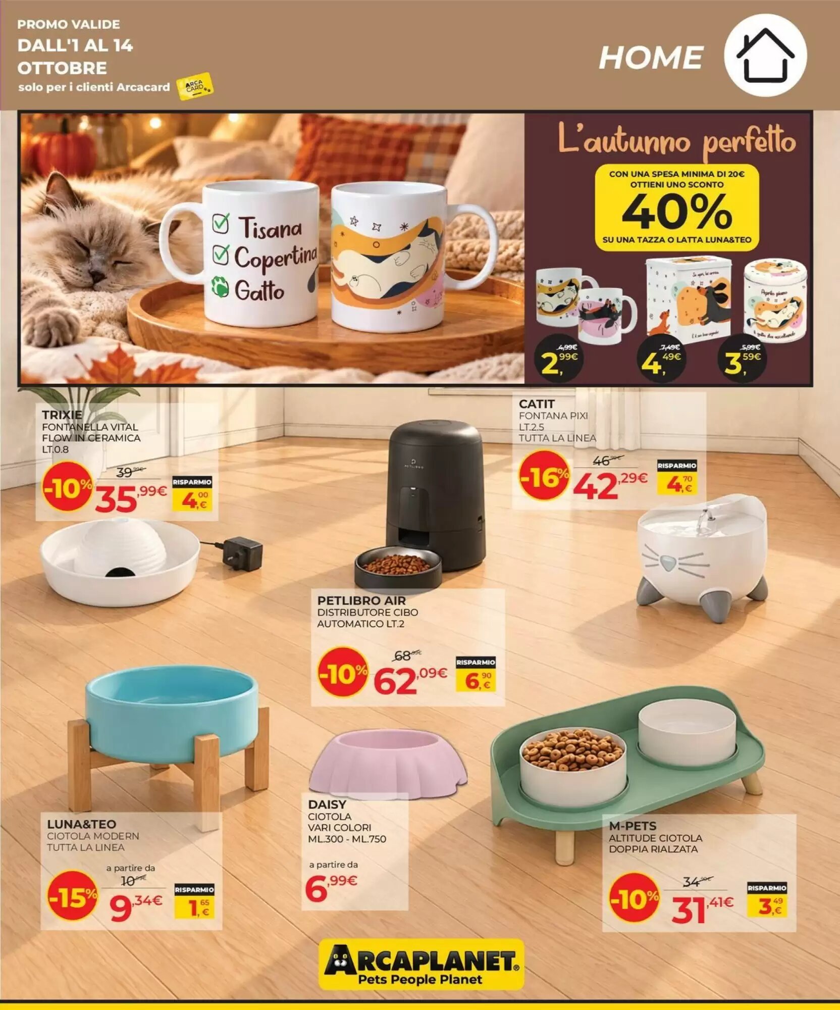 Volantino promozionale Arcaplanet  valide dal 01/10/2026 - Pagina 25.