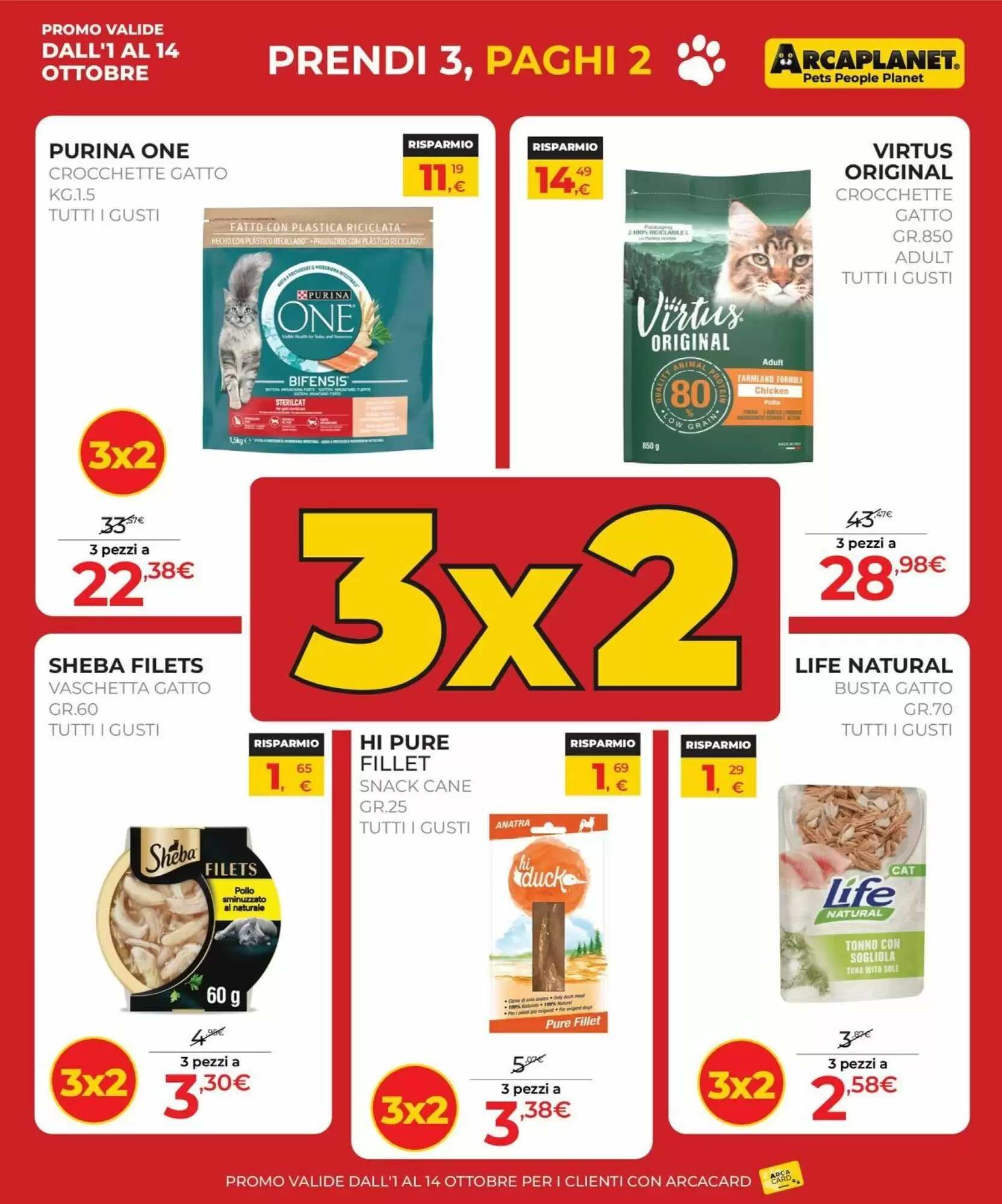 Volantino promozionale Arcaplanet  valide dal 01/10/2026 - Pagina 3.