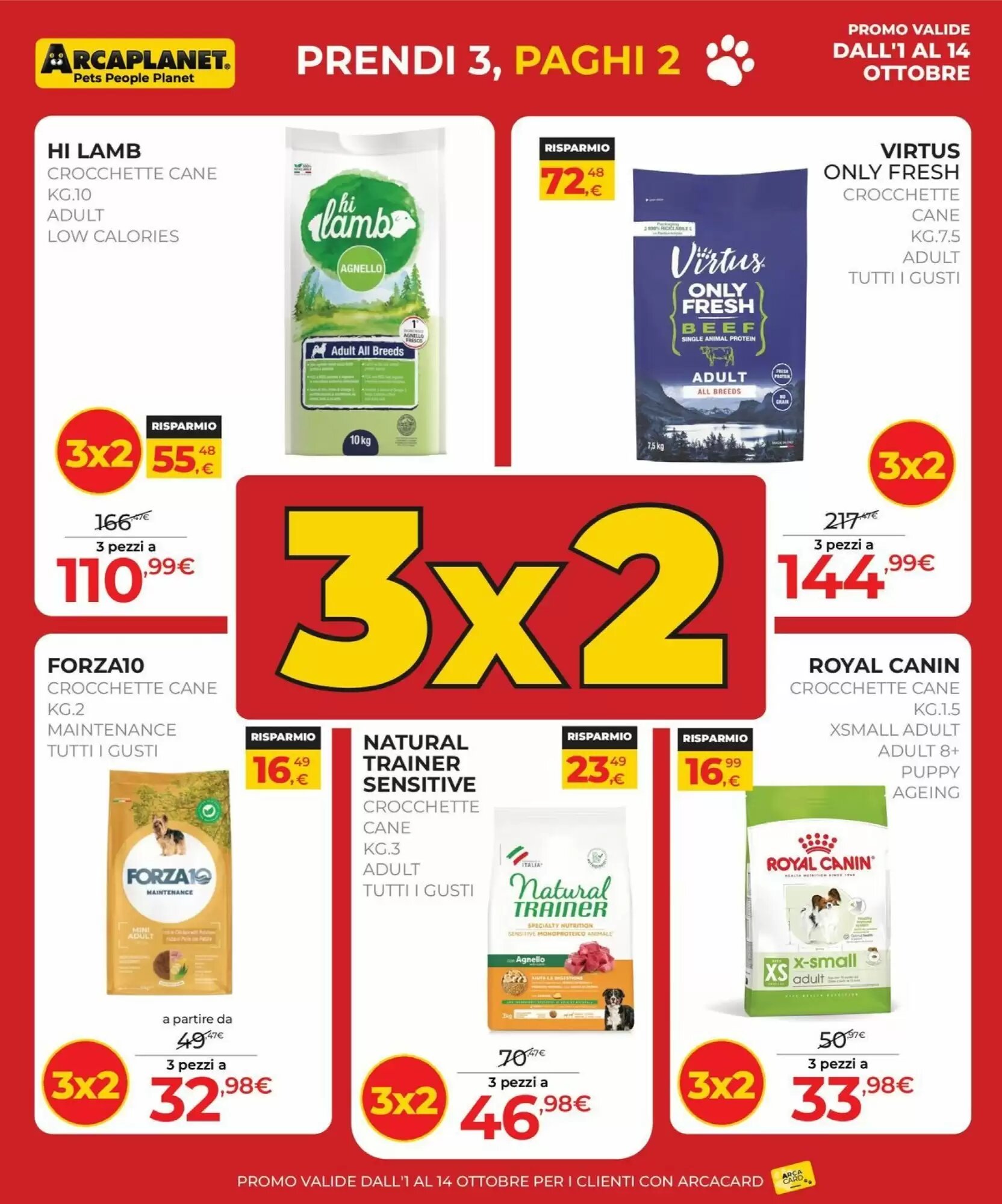 Volantino promozionale Arcaplanet  valide dal 01/10/2026 - Pagina 4.