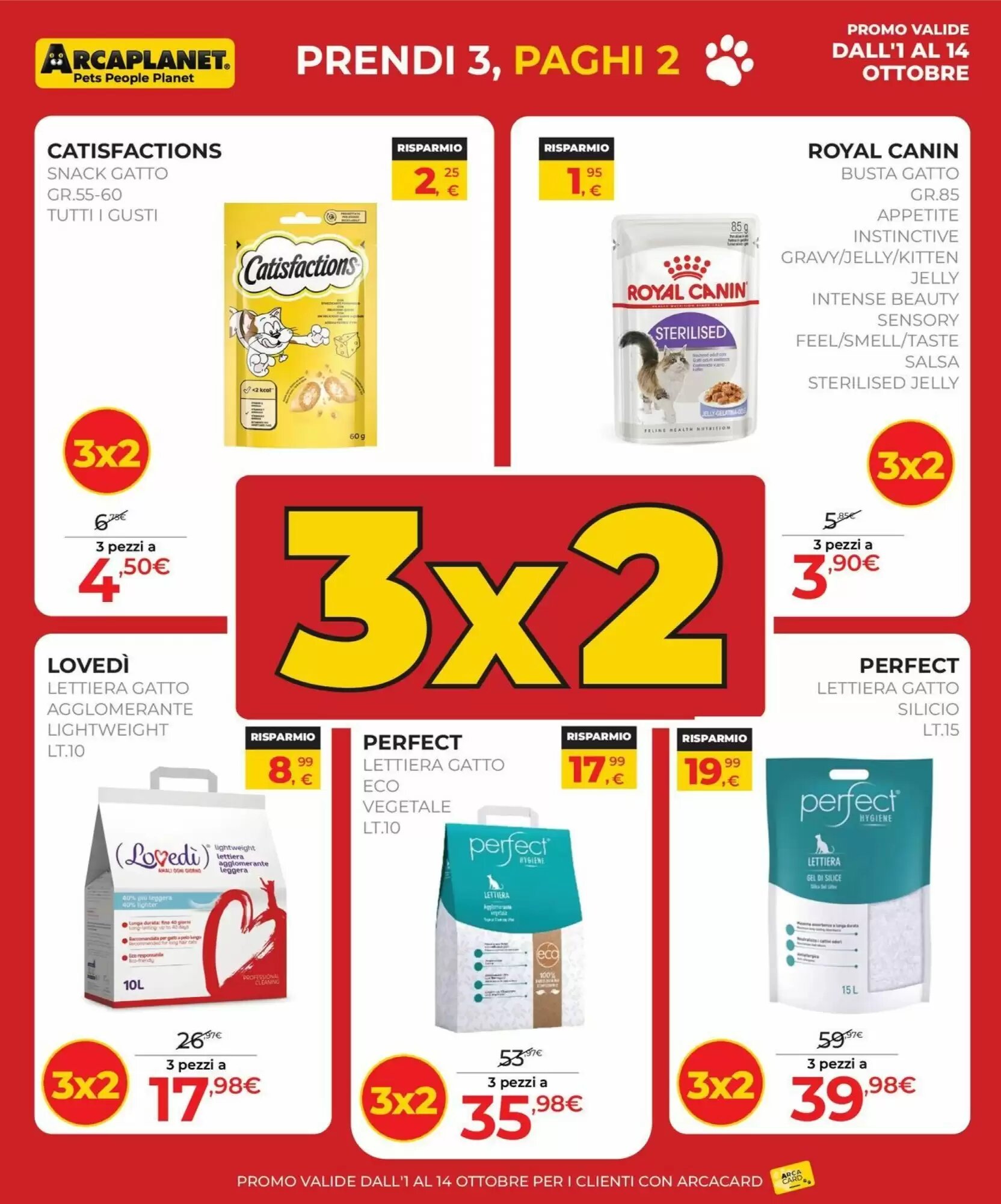 Volantino promozionale Arcaplanet  valide dal 01/10/2026 - Pagina 6.