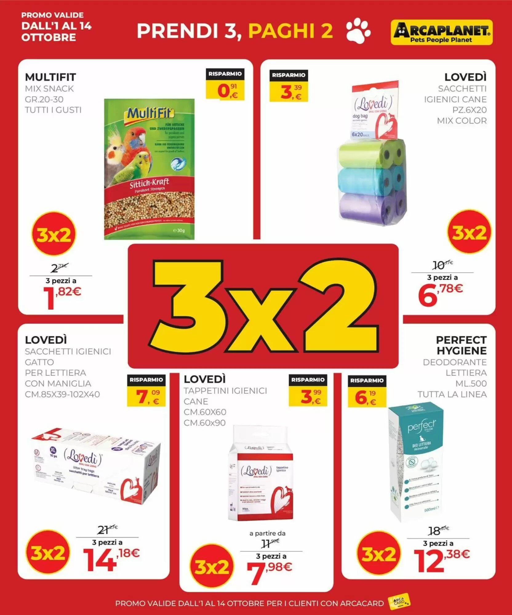 Volantino promozionale Arcaplanet  valide dal 01/10/2026 - Pagina 7.