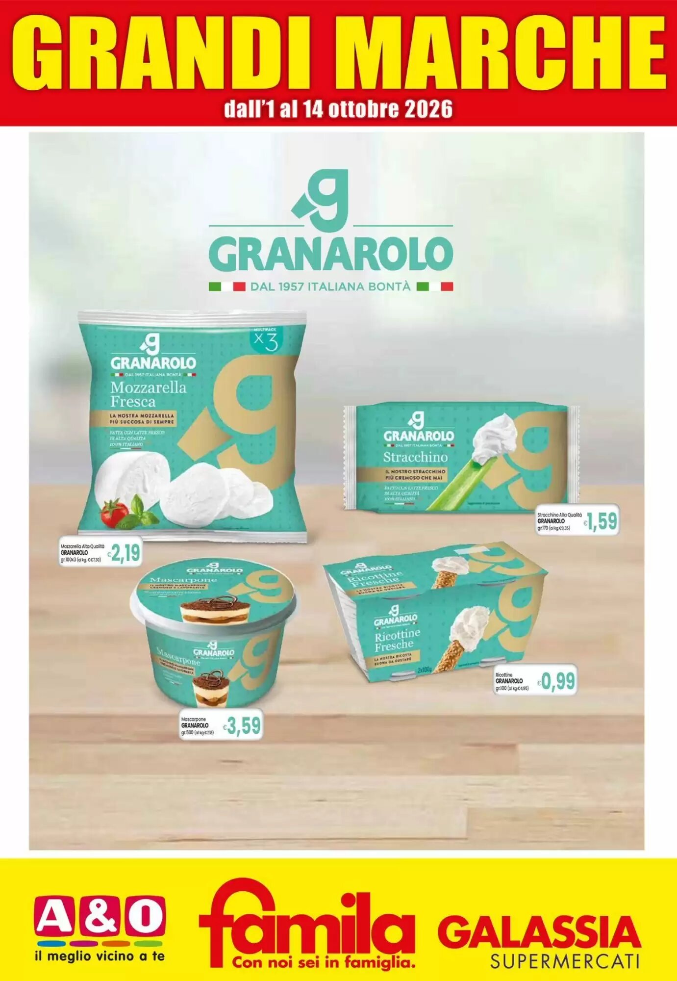Volantino promozionale Famila  valide dal 01/10/2026 - Pagina 1.