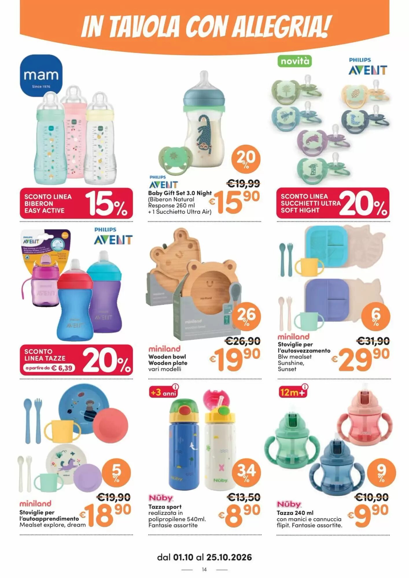 Volantino promozionale Ideal Bimbo  valide dal 01/10/2026 - Pagina 14.