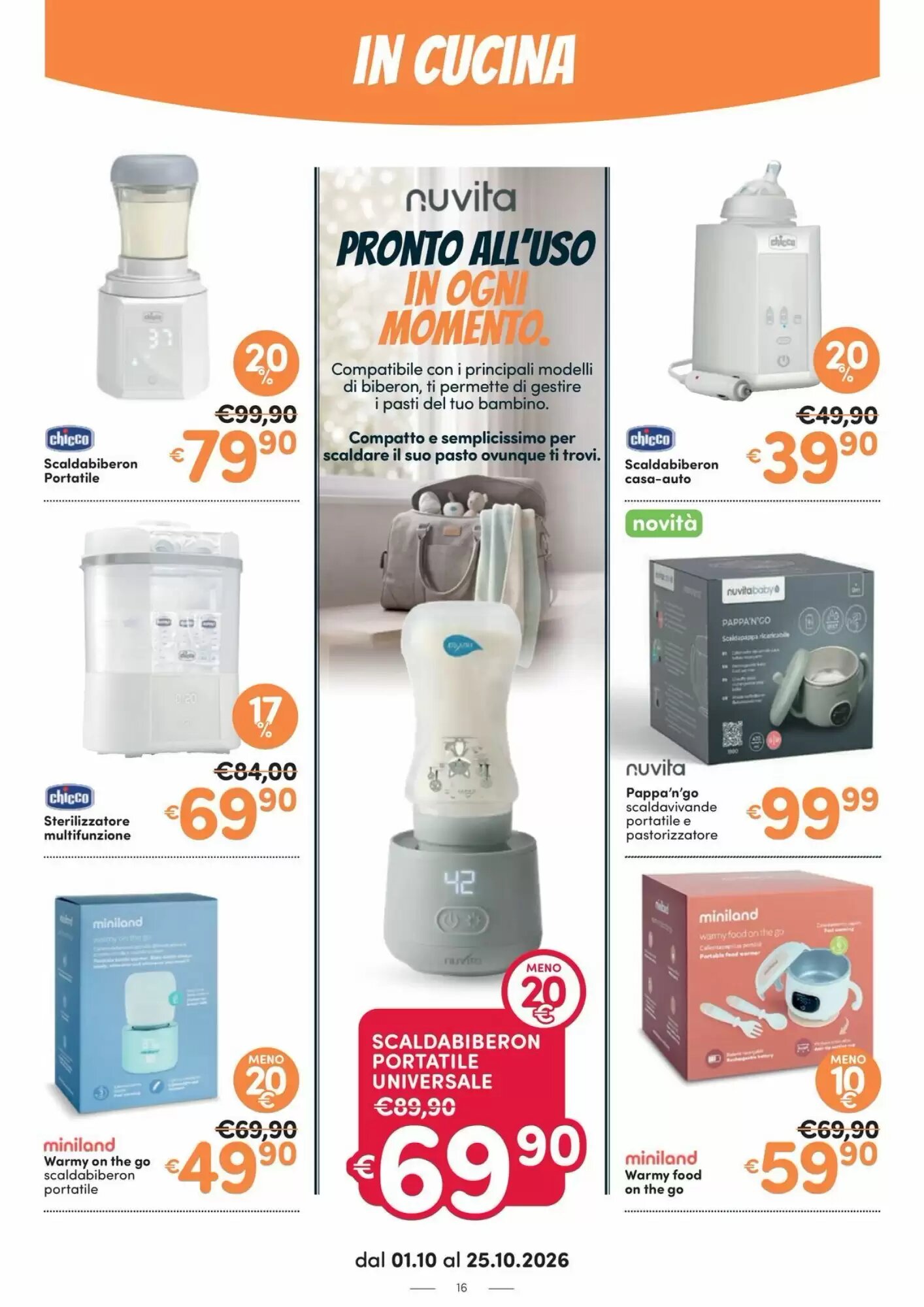 Volantino promozionale Ideal Bimbo  valide dal 01/10/2026 - Pagina 16.