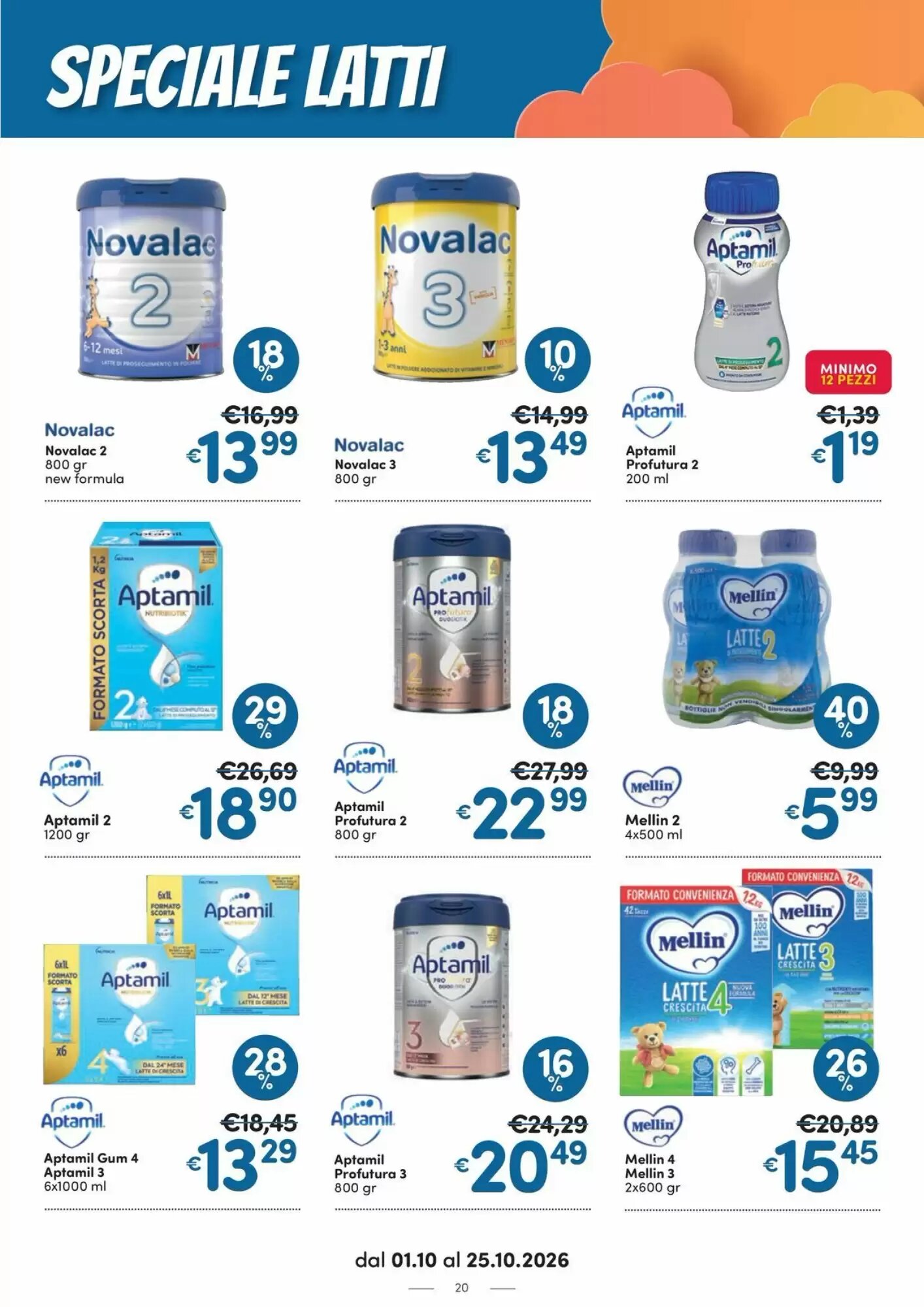 Volantino promozionale Ideal Bimbo  valide dal 01/10/2026 - Pagina 20.