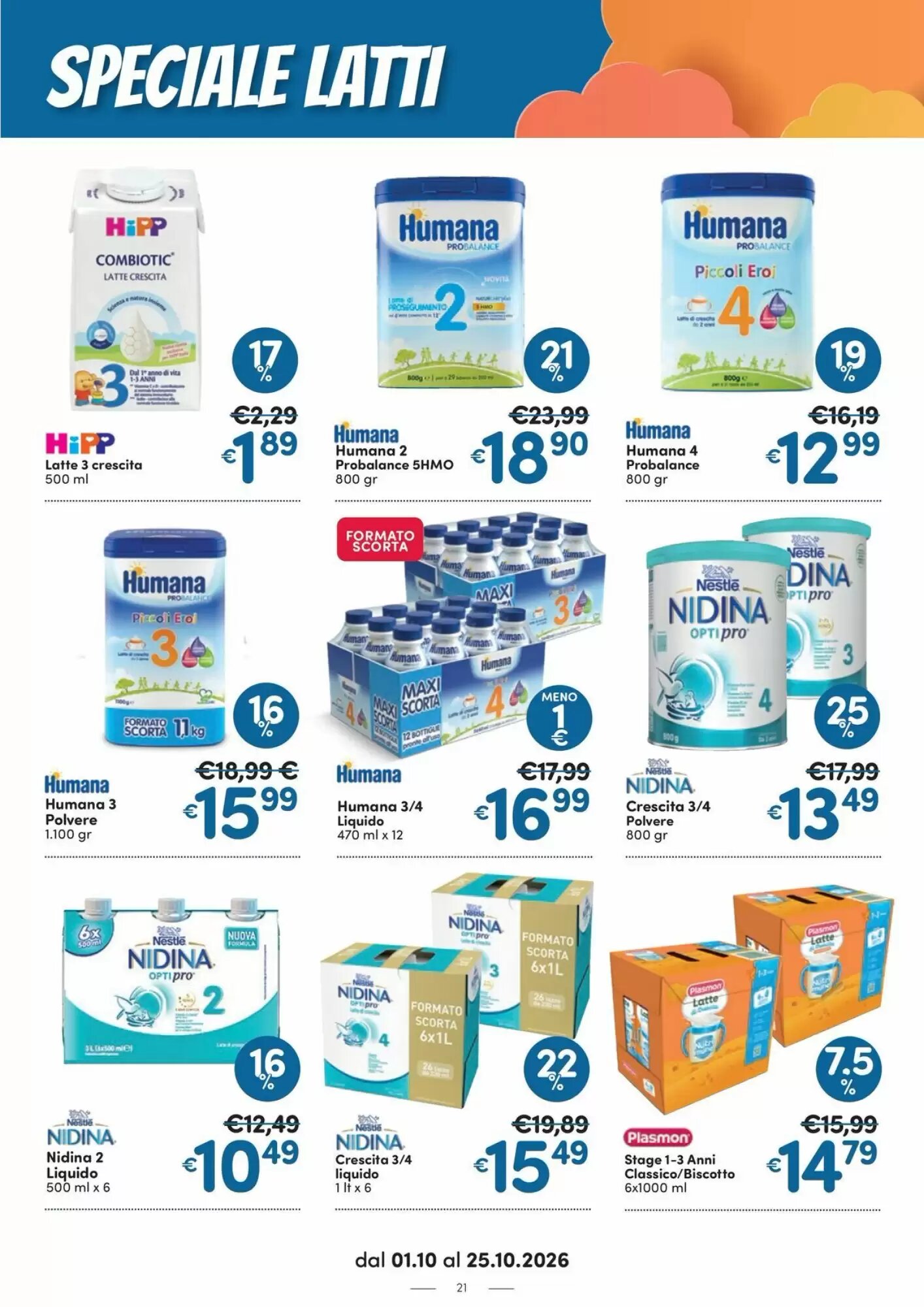 Volantino promozionale Ideal Bimbo  valide dal 01/10/2026 - Pagina 21.