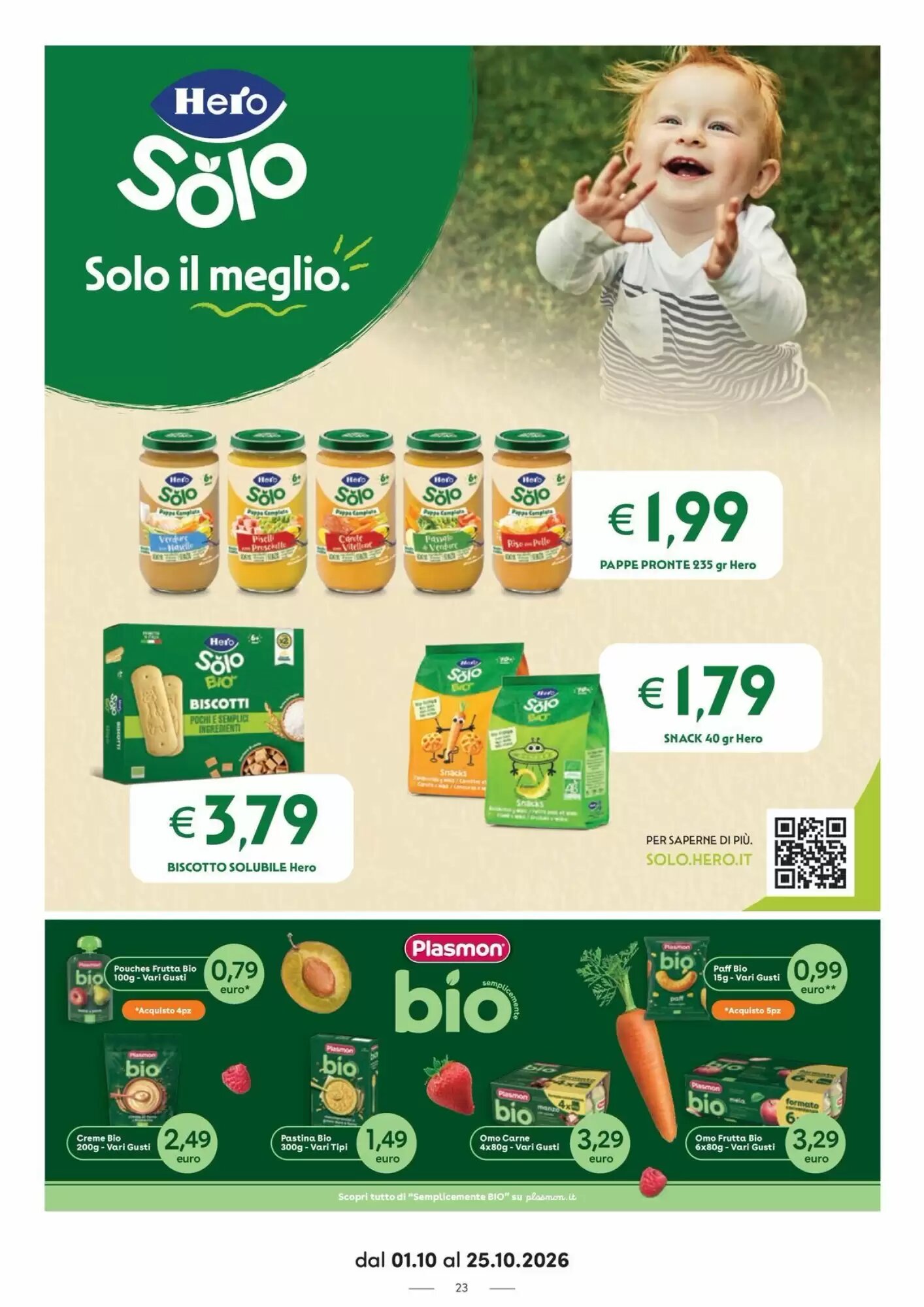Volantino promozionale Ideal Bimbo  valide dal 01/10/2026 - Pagina 23.