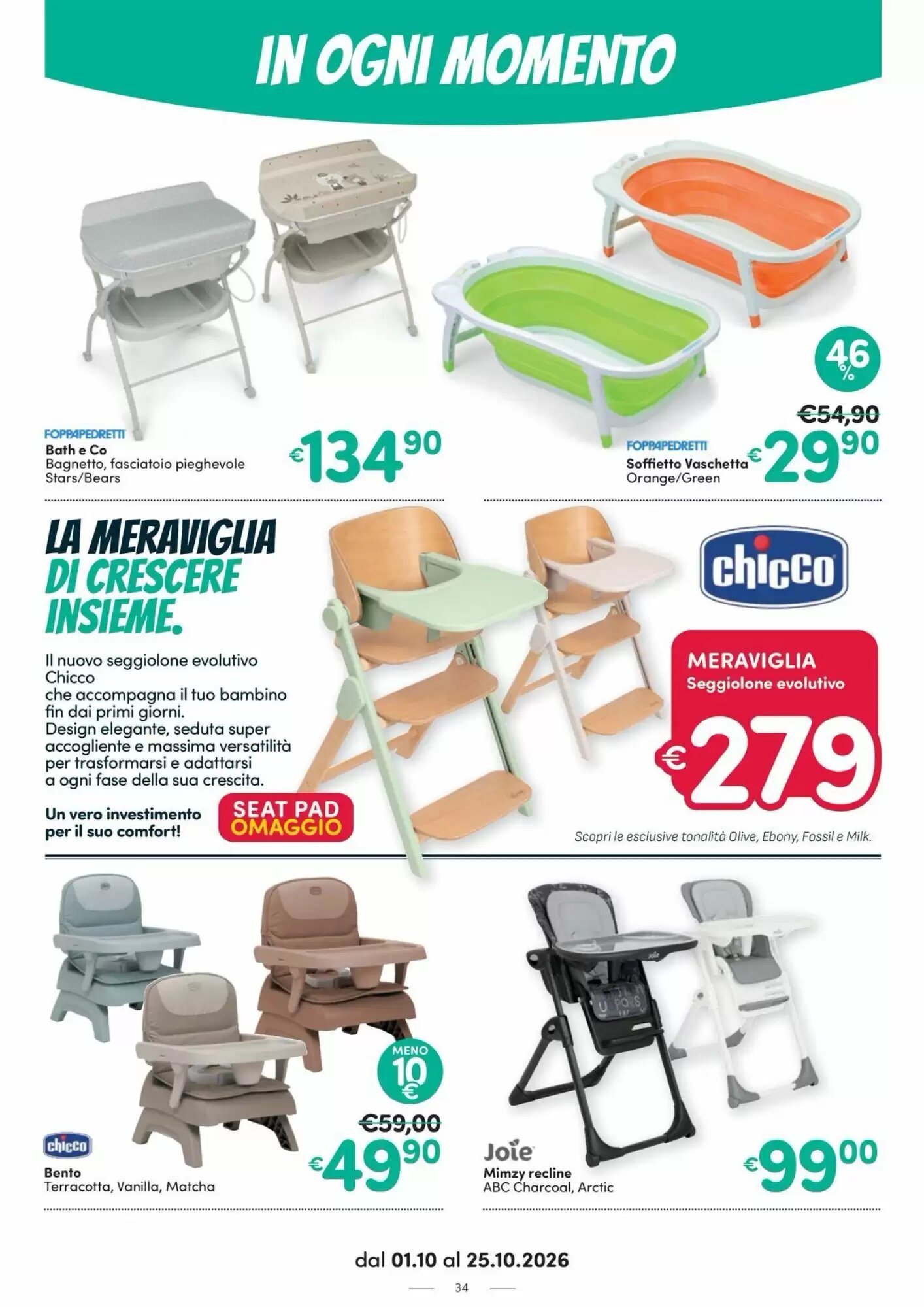 Volantino promozionale Ideal Bimbo  valide dal 01/10/2026 - Pagina 34.