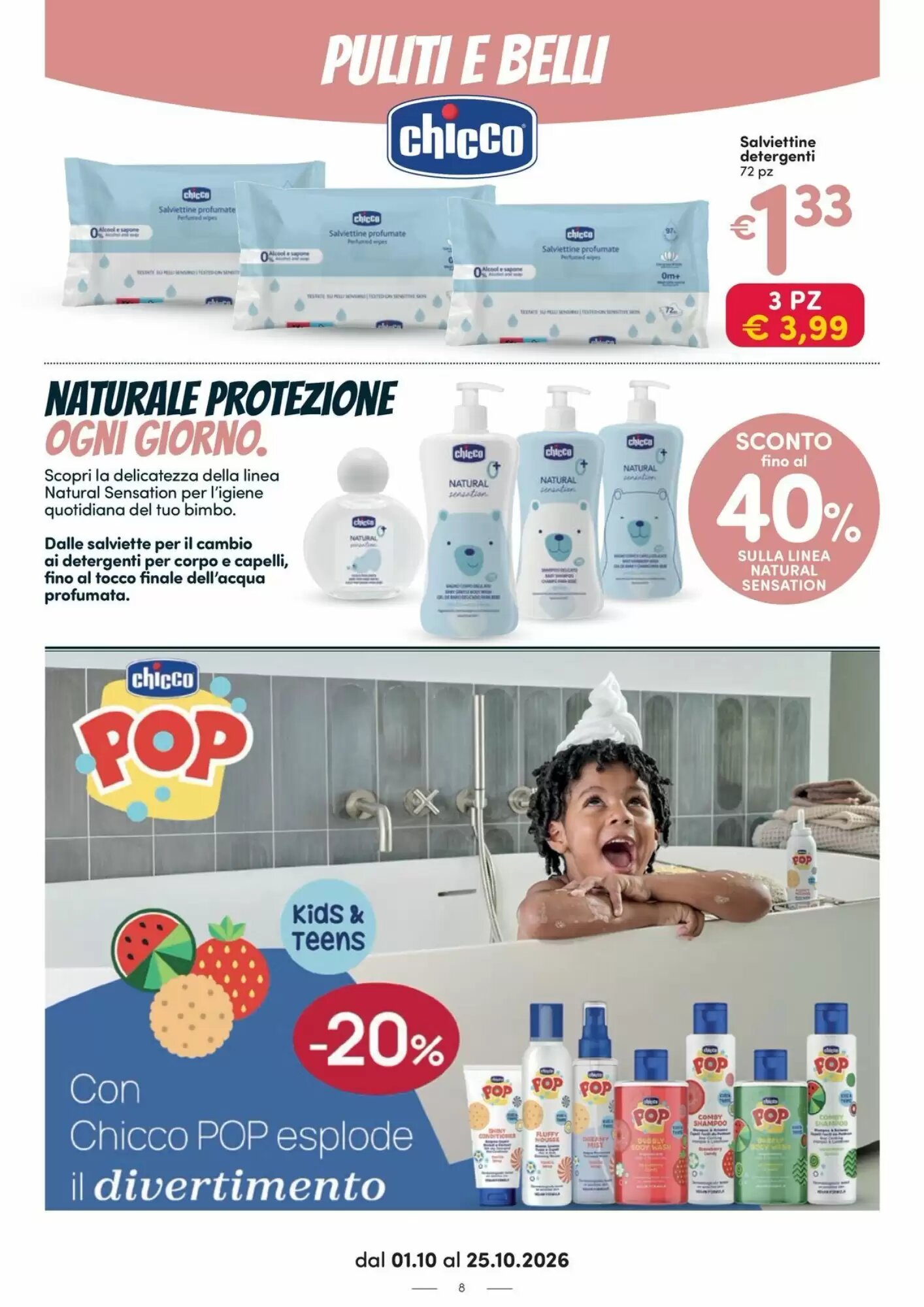 Volantino promozionale Ideal Bimbo  valide dal 01/10/2026 - Pagina 8.