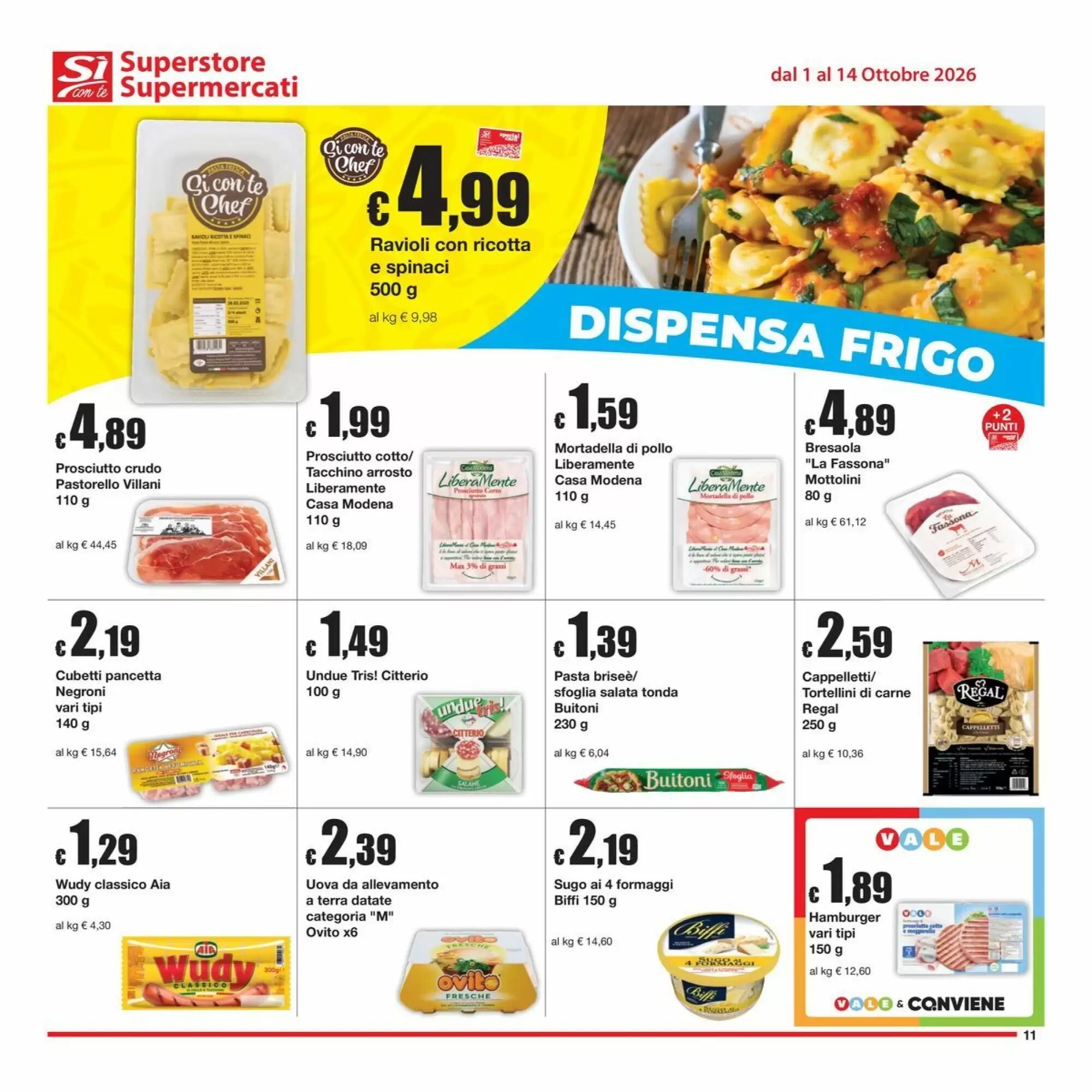 Volantino promozionale Sì con te  valide dal 01/10/2026 - Pagina 11.