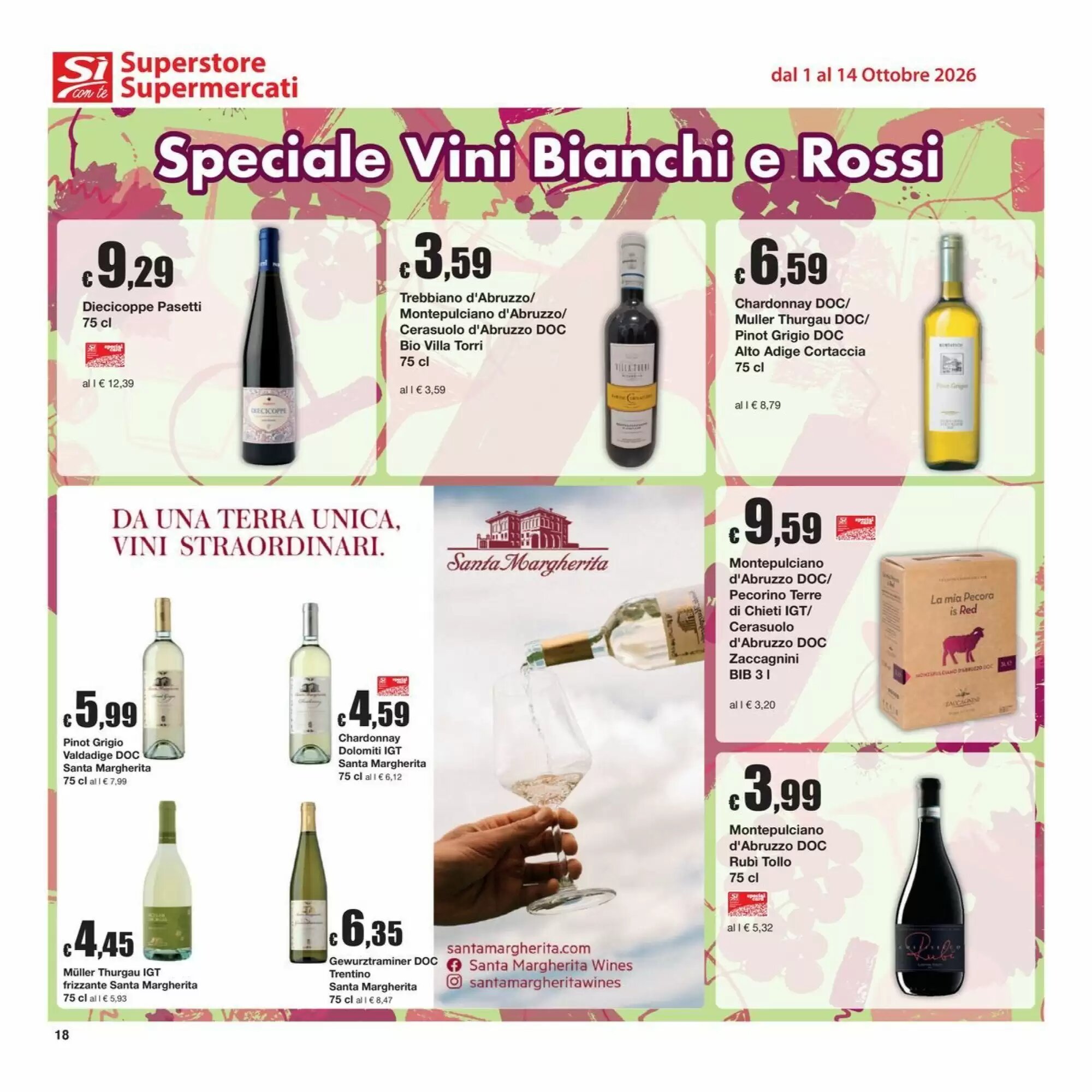 Volantino promozionale Sì con te  valide dal 01/10/2026 - Pagina 18.