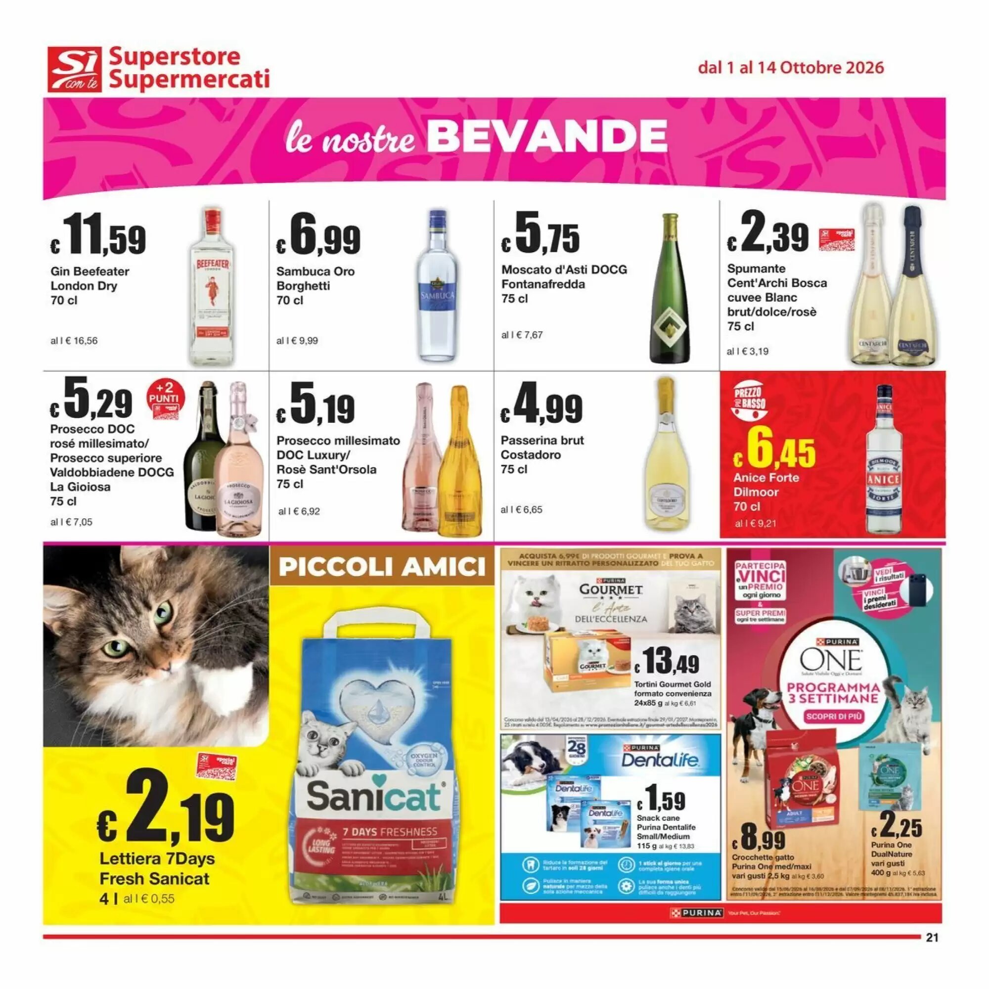 Volantino promozionale Sì con te  valide dal 01/10/2026 - Pagina 21.