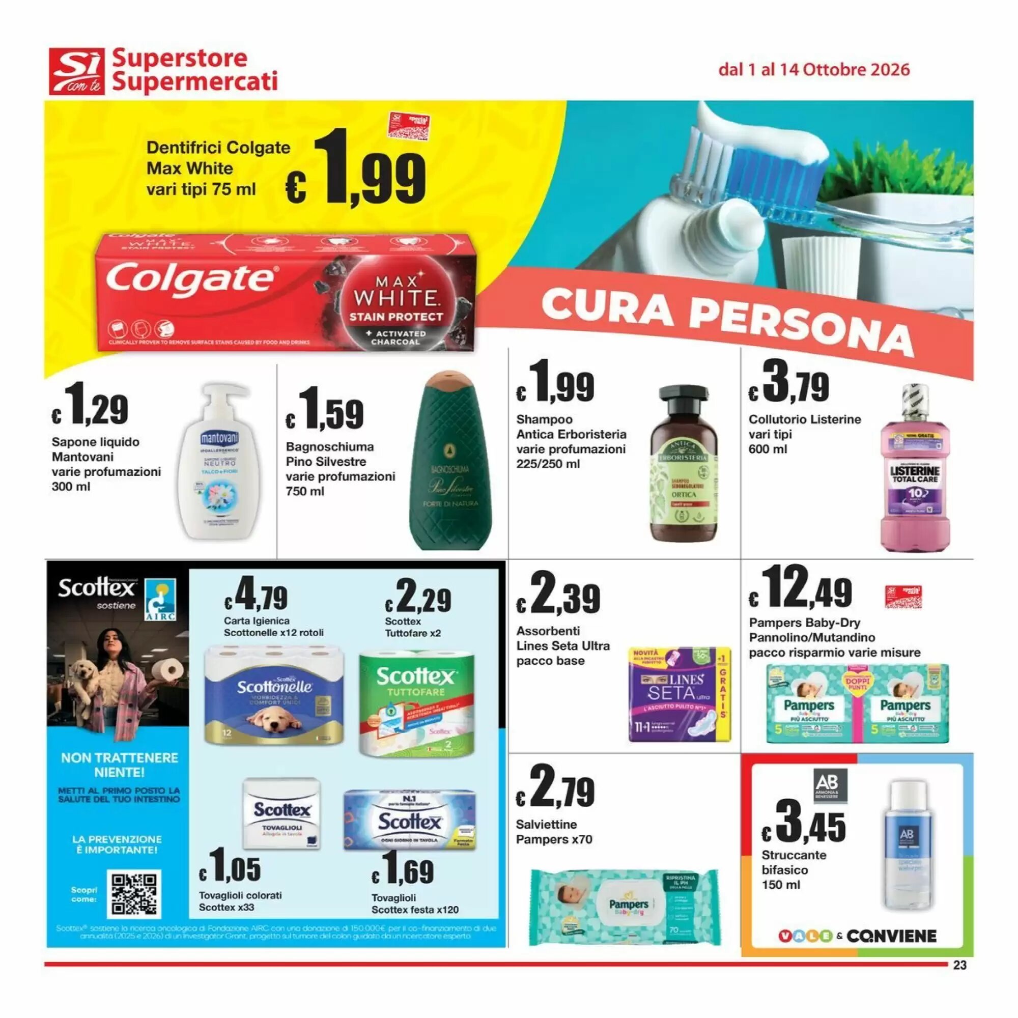 Volantino promozionale Sì con te  valide dal 01/10/2026 - Pagina 23.
