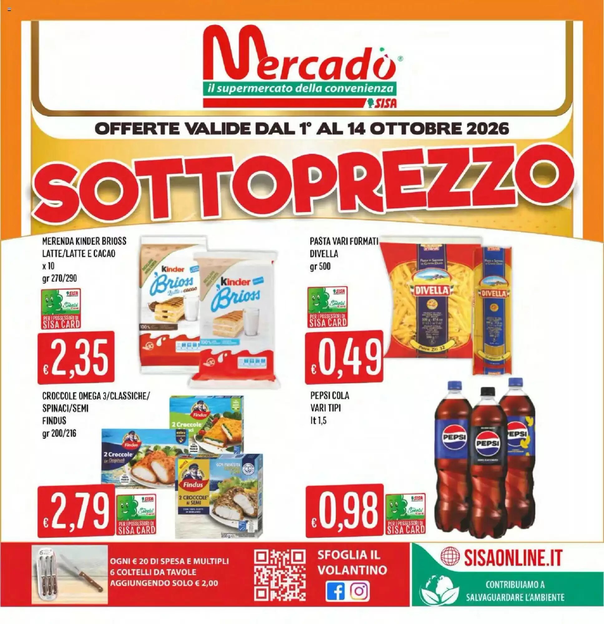 Volantino promozionale Mercadò valide dal 01/10/2026 - Pagina 1.