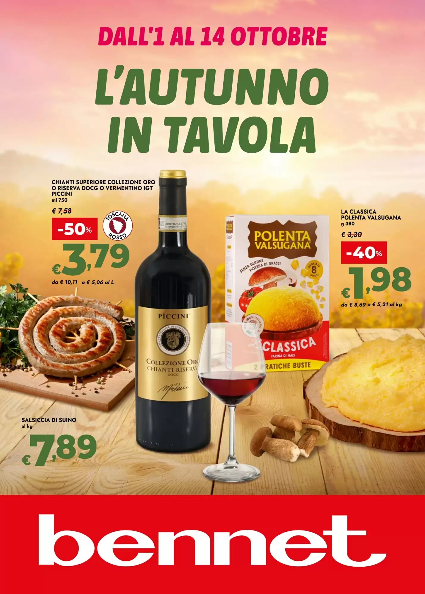 Volantino promozionale Bennet  valide dal 01/10/2026 - Pagina 1.