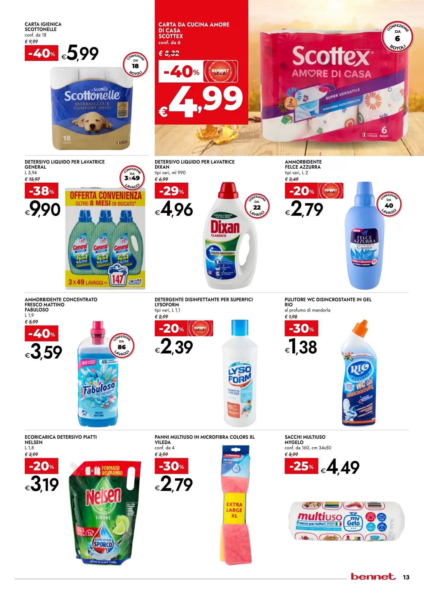 Volantino promozionale Bennet  valide dal 01/10/2026 - Pagina 13.