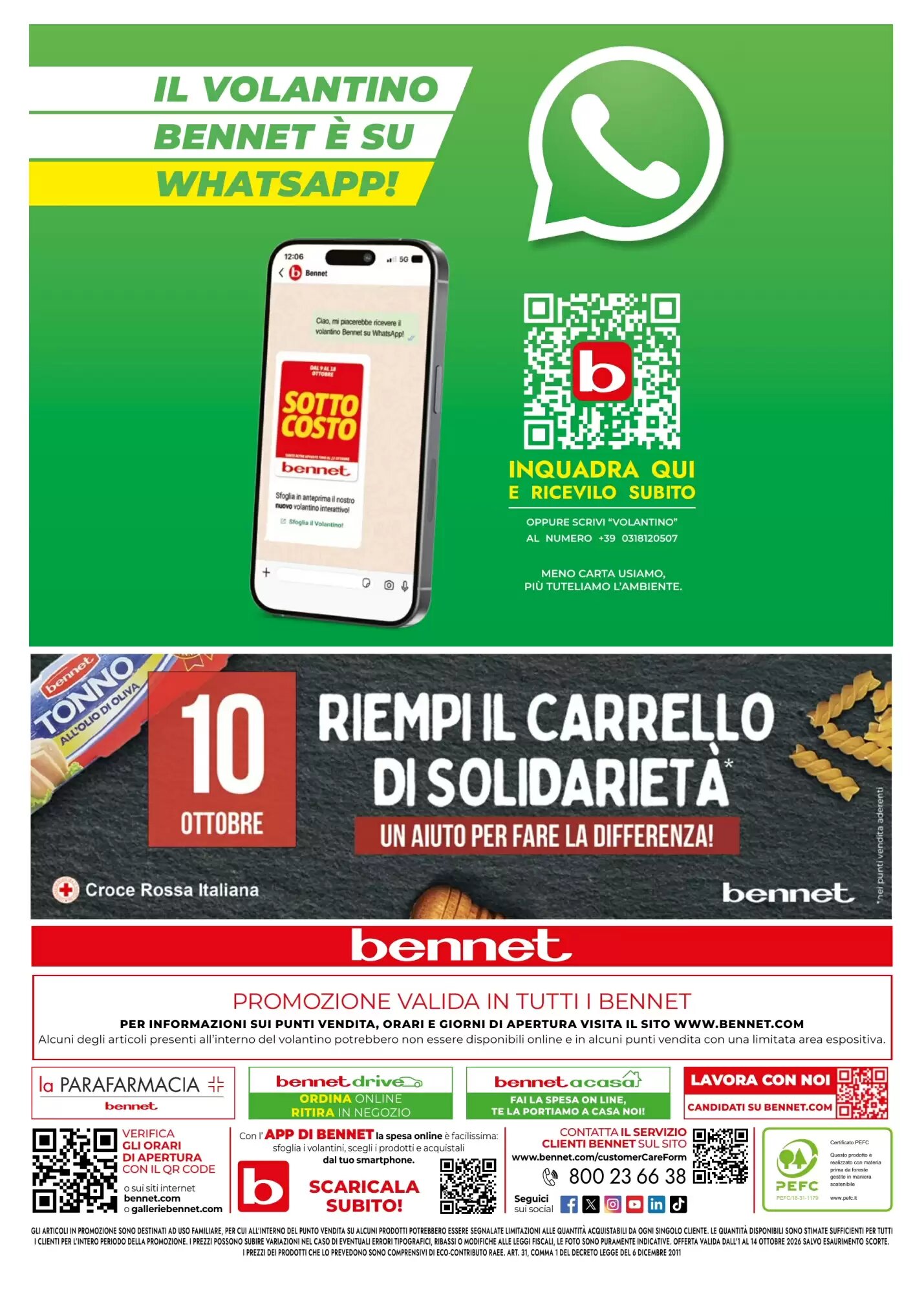 Volantino promozionale Bennet  valide dal 01/10/2026 - Pagina 19.