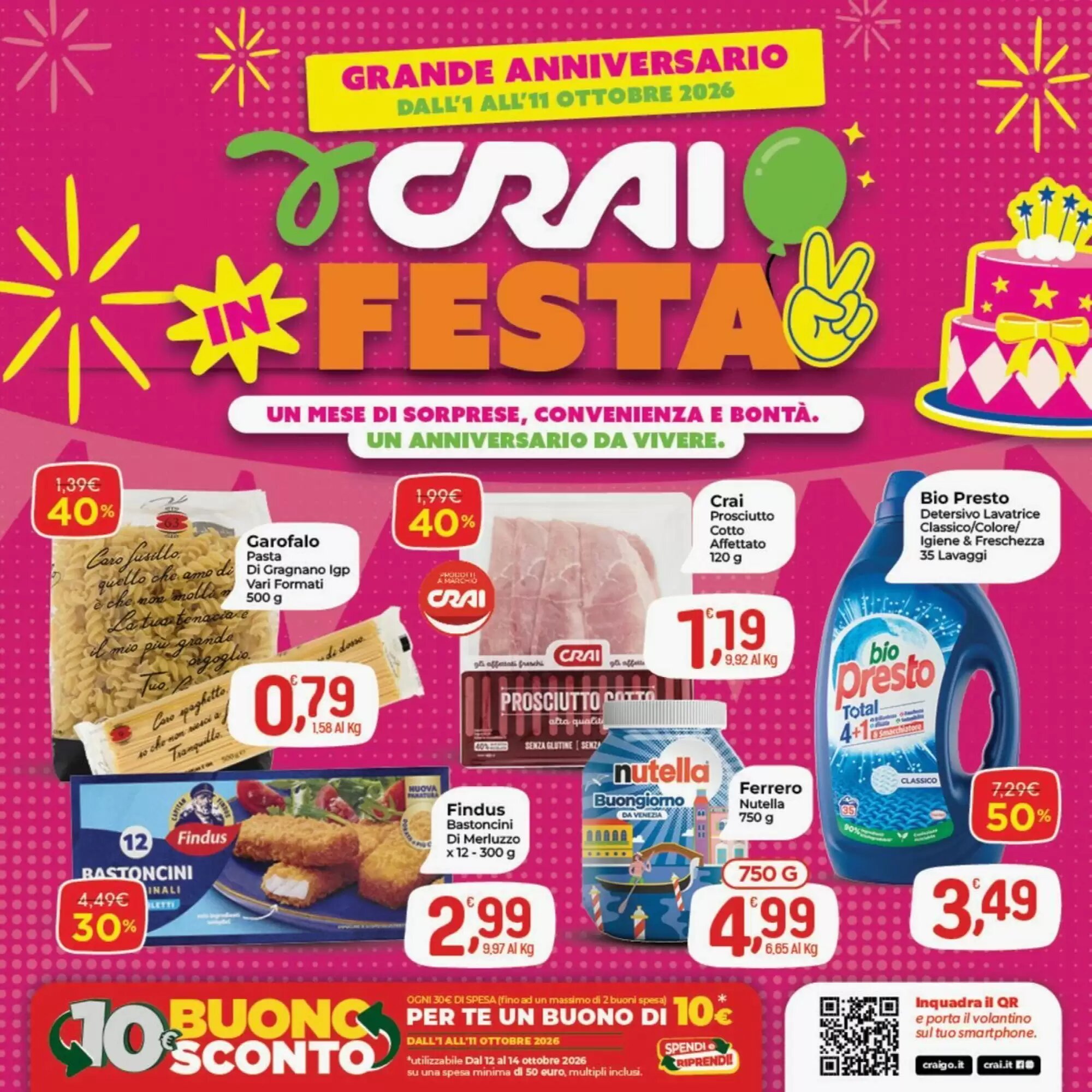 Volantino promozionale Crai  valide dal 01/10/2026 - Pagina 1.