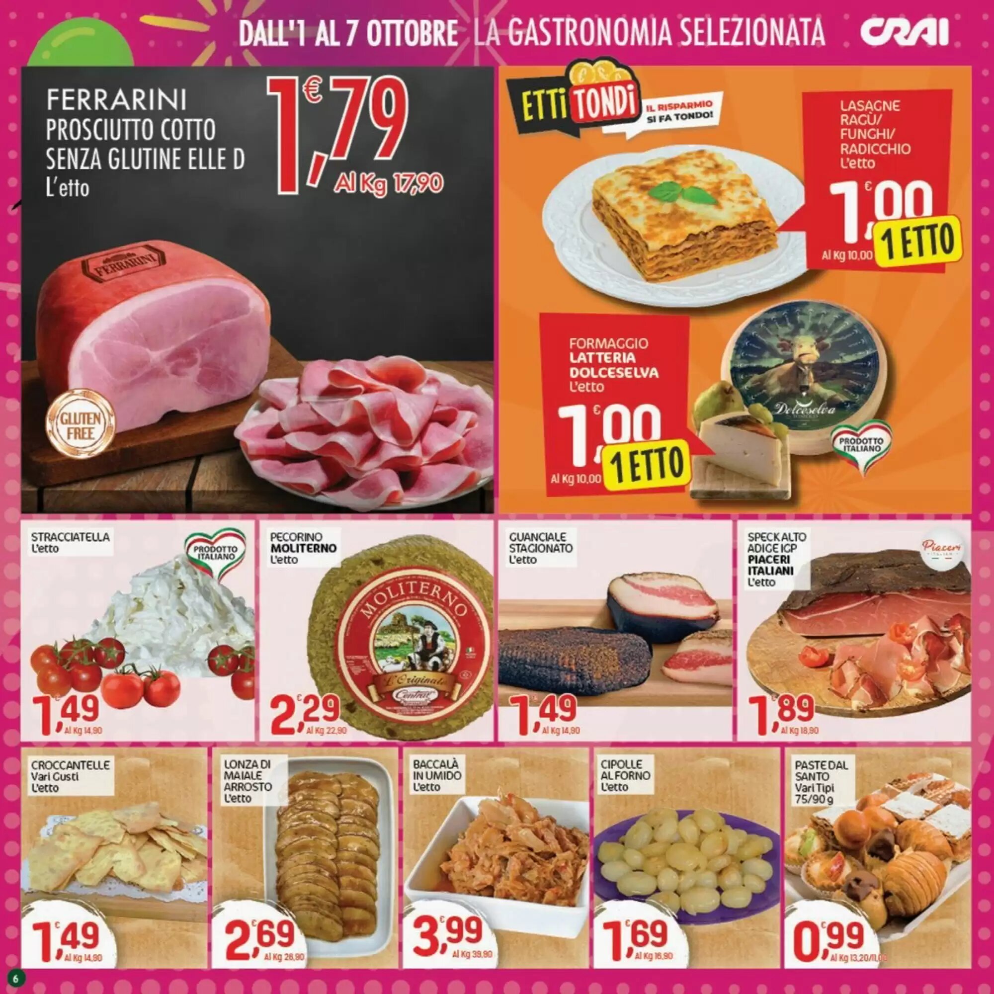 Volantino promozionale Crai  valide dal 01/10/2026 - Pagina 6.