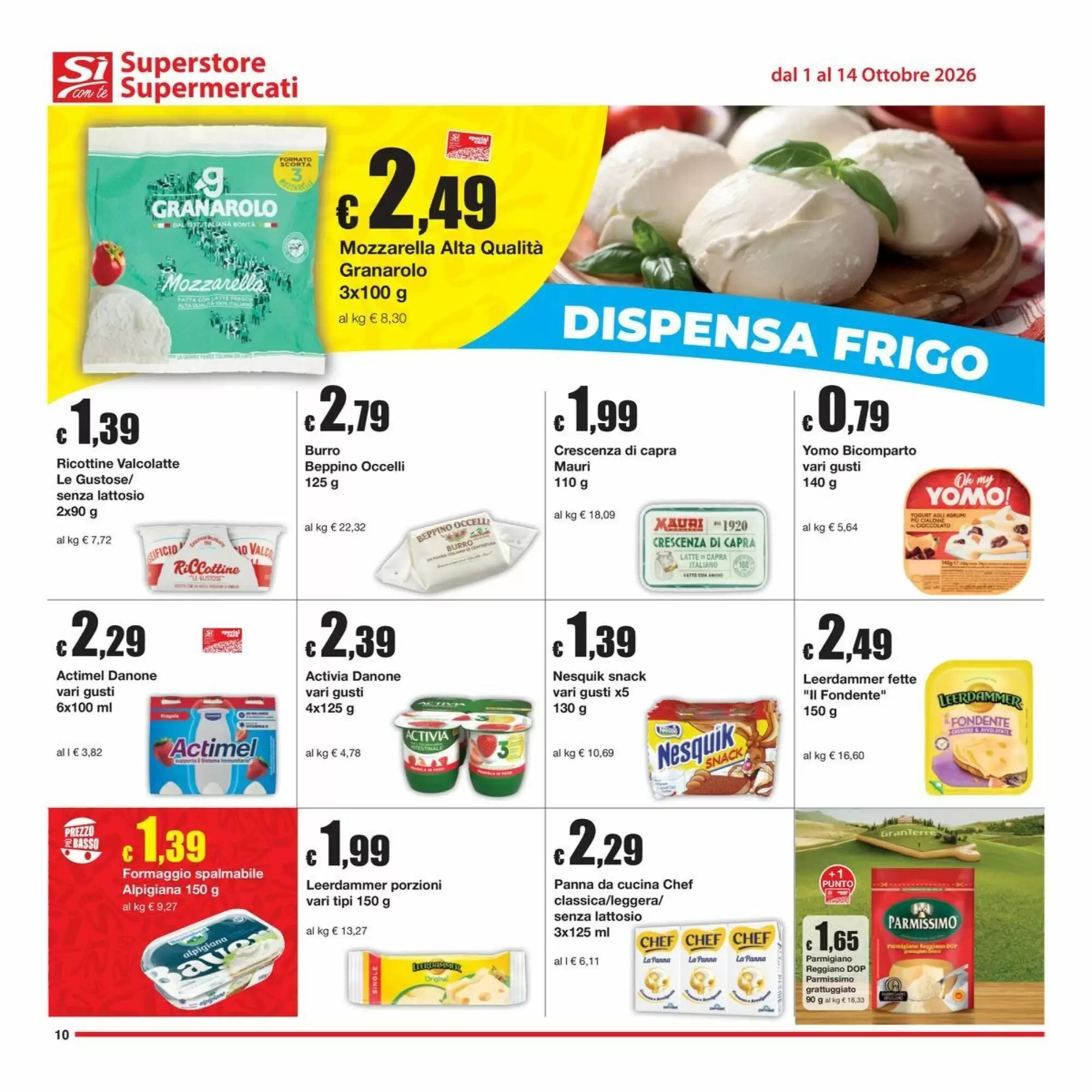 Volantino promozionale Sì con te  valide dal 01/10/2026 - Pagina 10.
