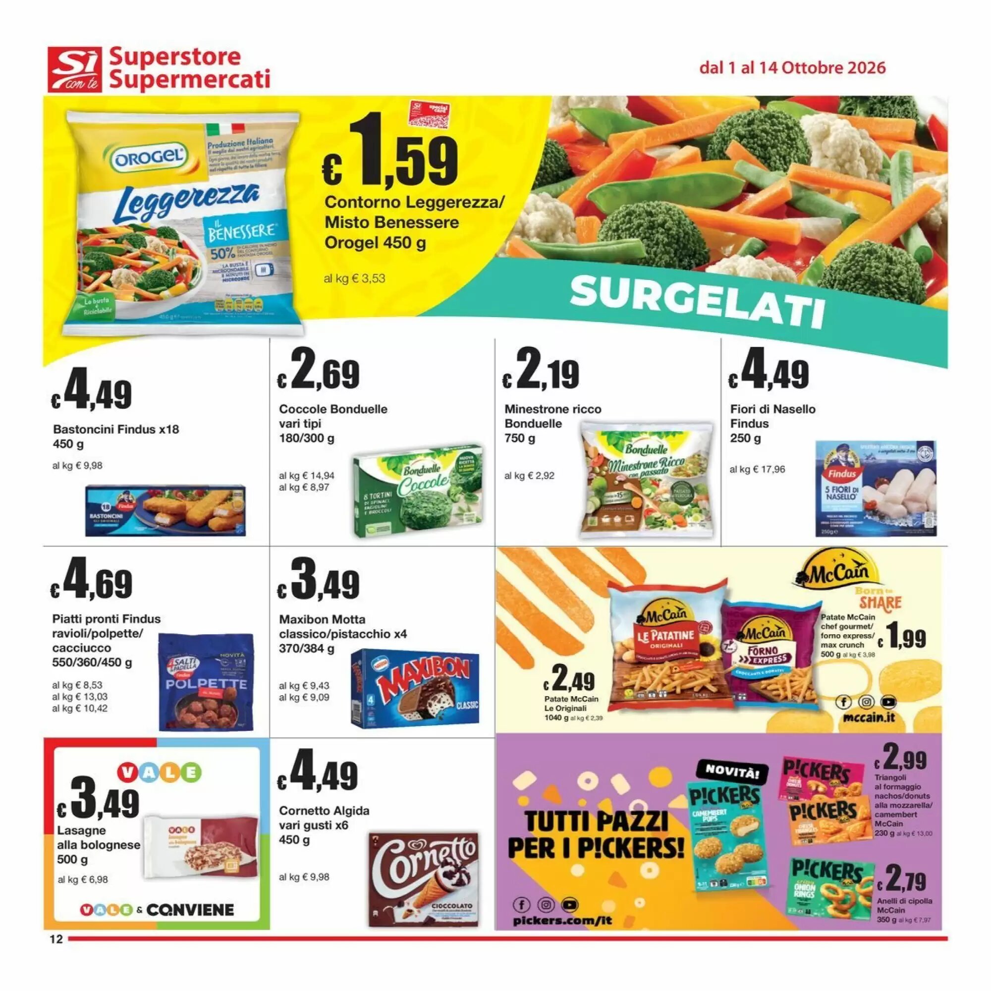 Volantino promozionale Sì con te  valide dal 01/10/2026 - Pagina 12.