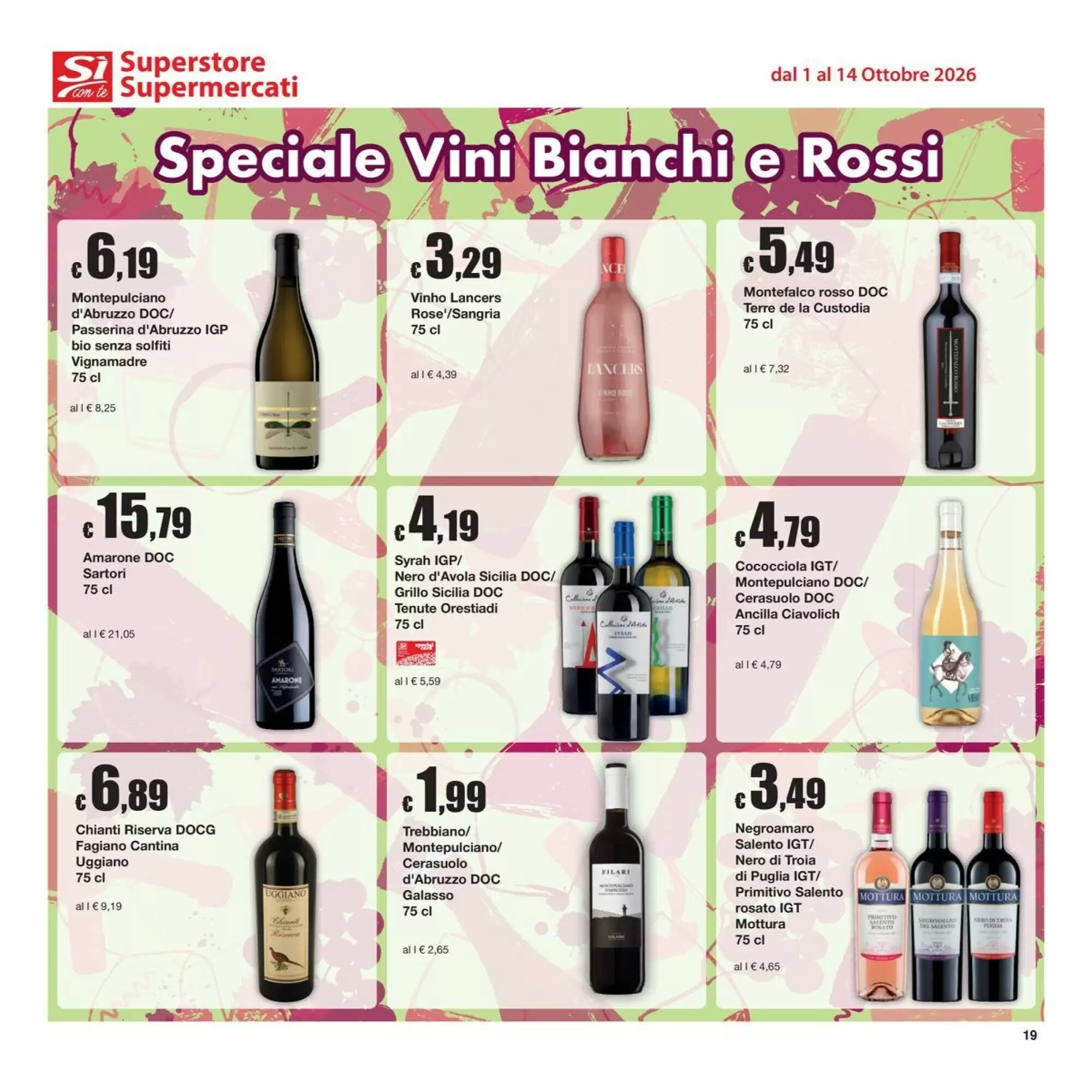 Volantino promozionale Sì con te  valide dal 01/10/2026 - Pagina 19.