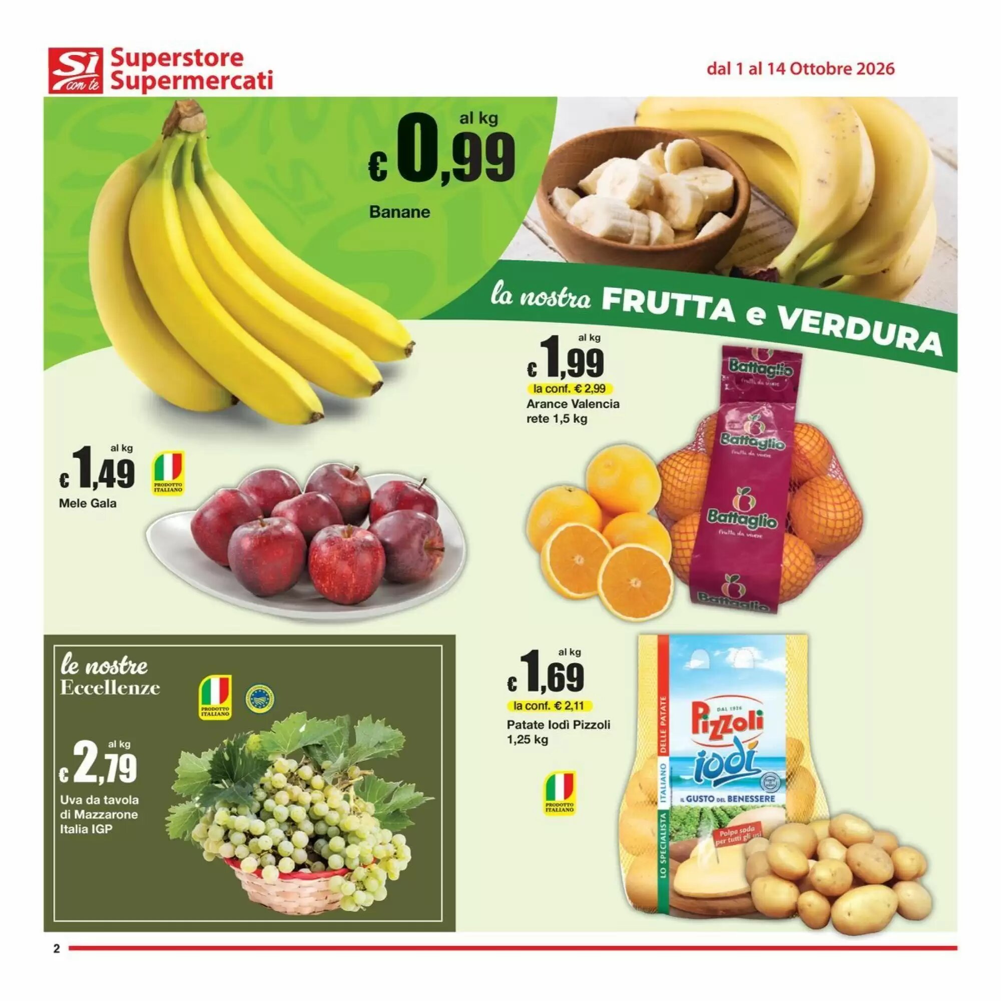 Volantino promozionale Sì con te  valide dal 01/10/2026 - Pagina 2.