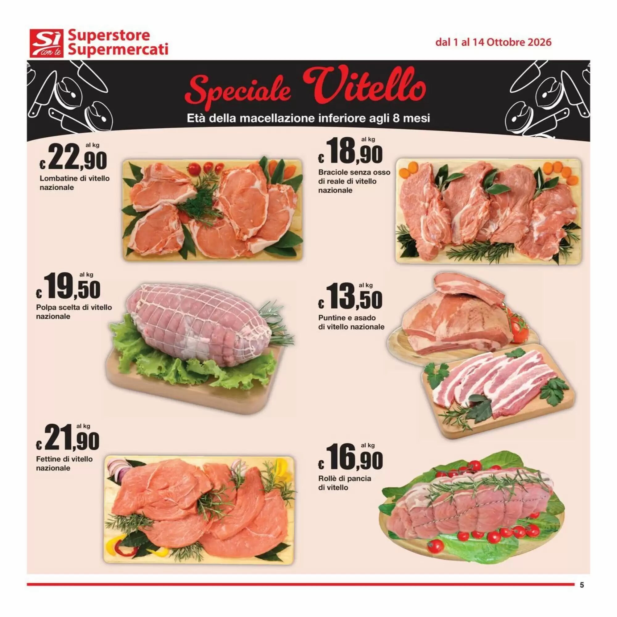Volantino promozionale Sì con te  valide dal 01/10/2026 - Pagina 5.