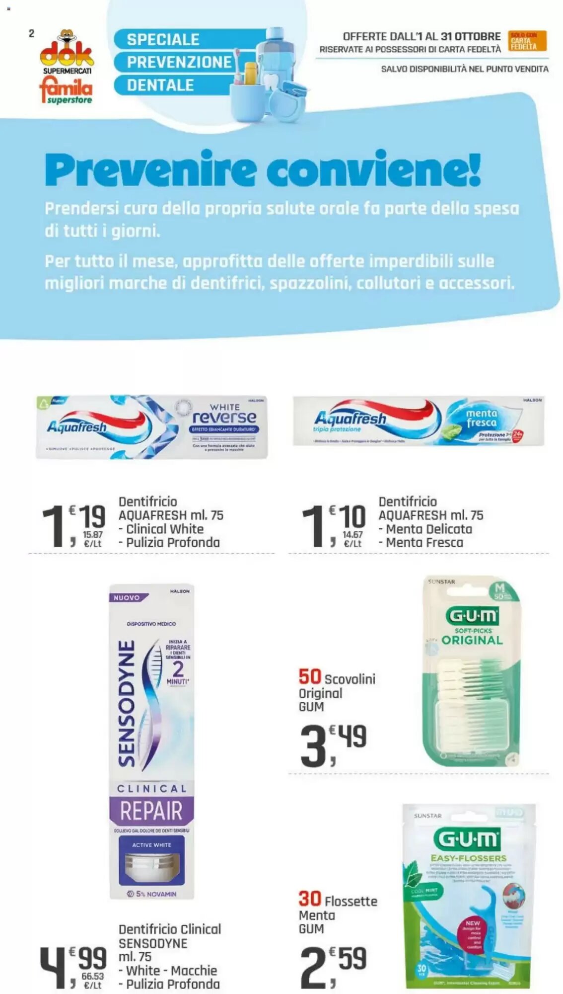 Volantino promozionale Famila Superstore  valide dal 01/10/2026 - Pagina 2.