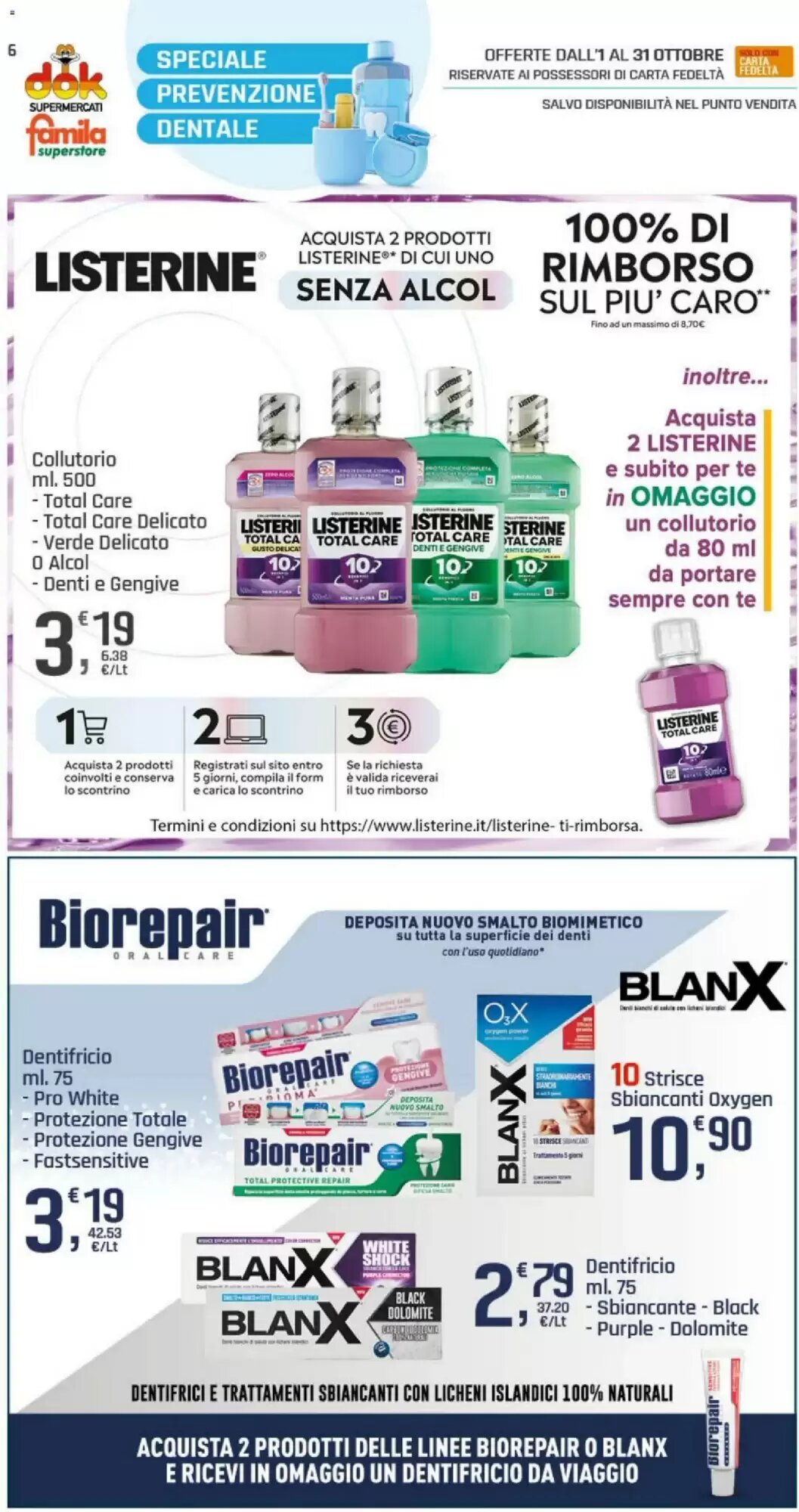 Volantino promozionale Famila Superstore  valide dal 01/10/2026 - Pagina 6.