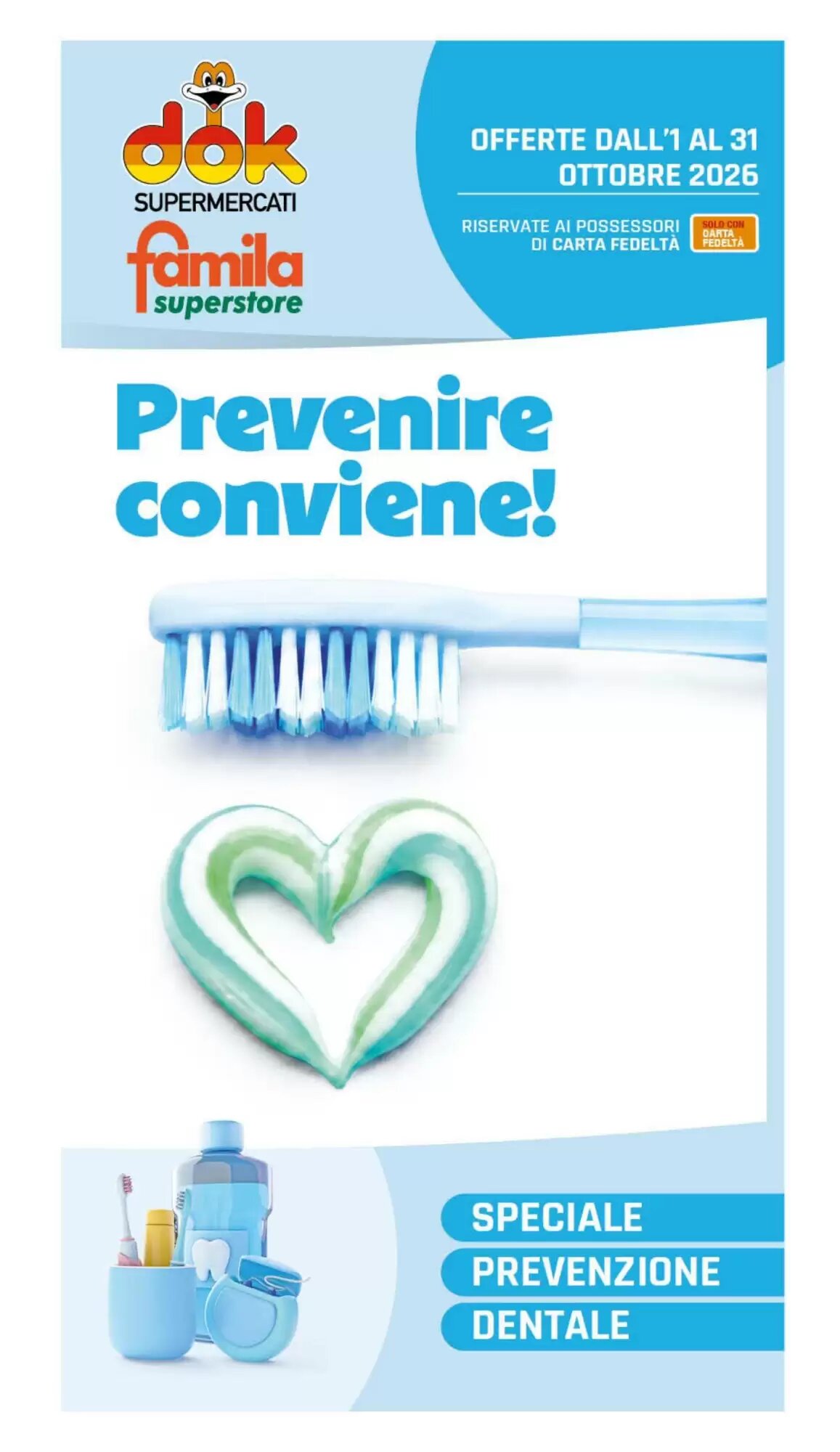 Volantino promozionale Supermercati Dok  valide dal 01/10/2026 - Pagina 1.