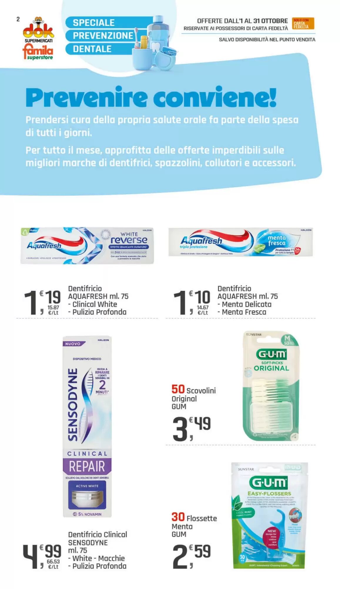 Volantino promozionale Supermercati Dok  valide dal 01/10/2026 - Pagina 2.