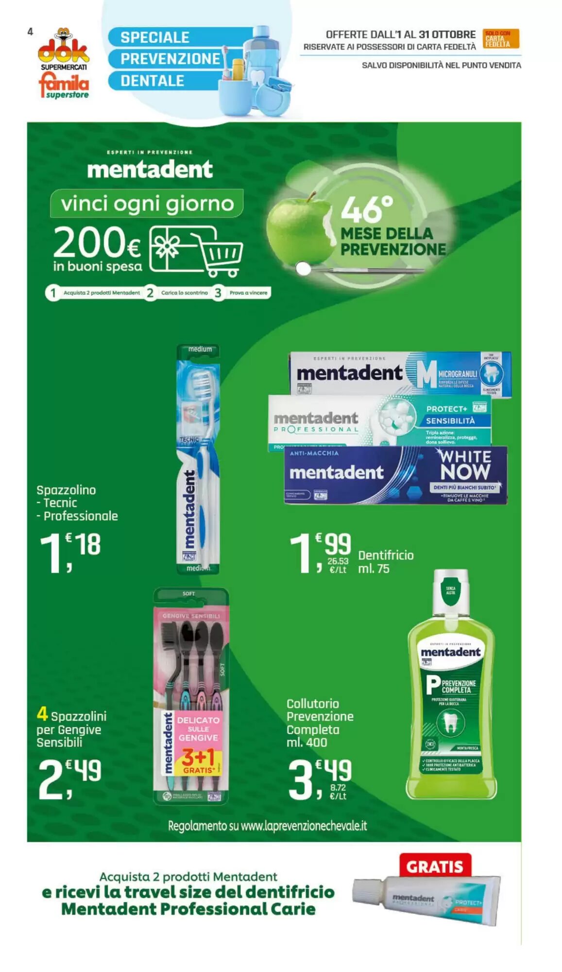 Volantino promozionale Supermercati Dok  valide dal 01/10/2026 - Pagina 4.