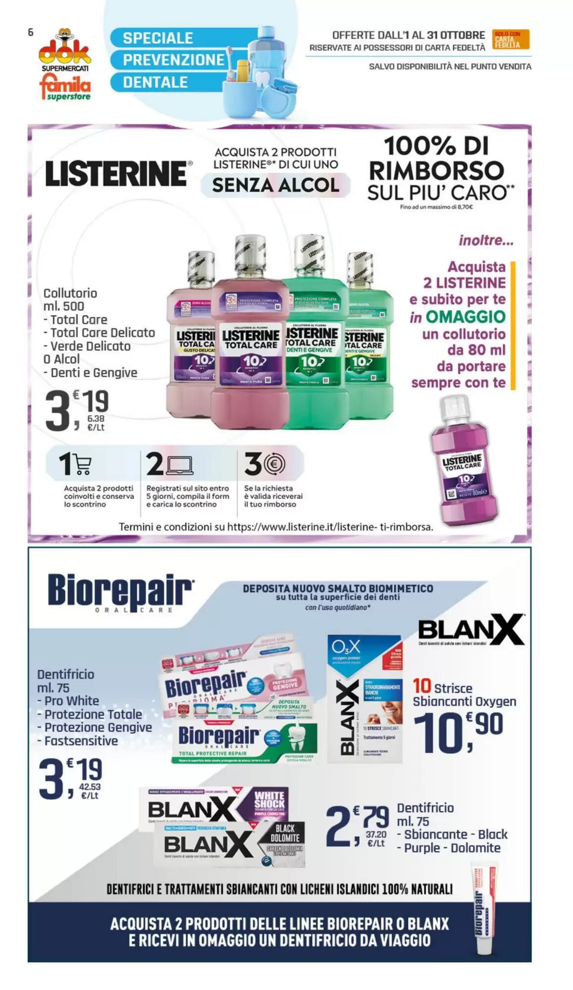 Volantino promozionale Supermercati Dok  valide dal 01/10/2026 - Pagina 6.