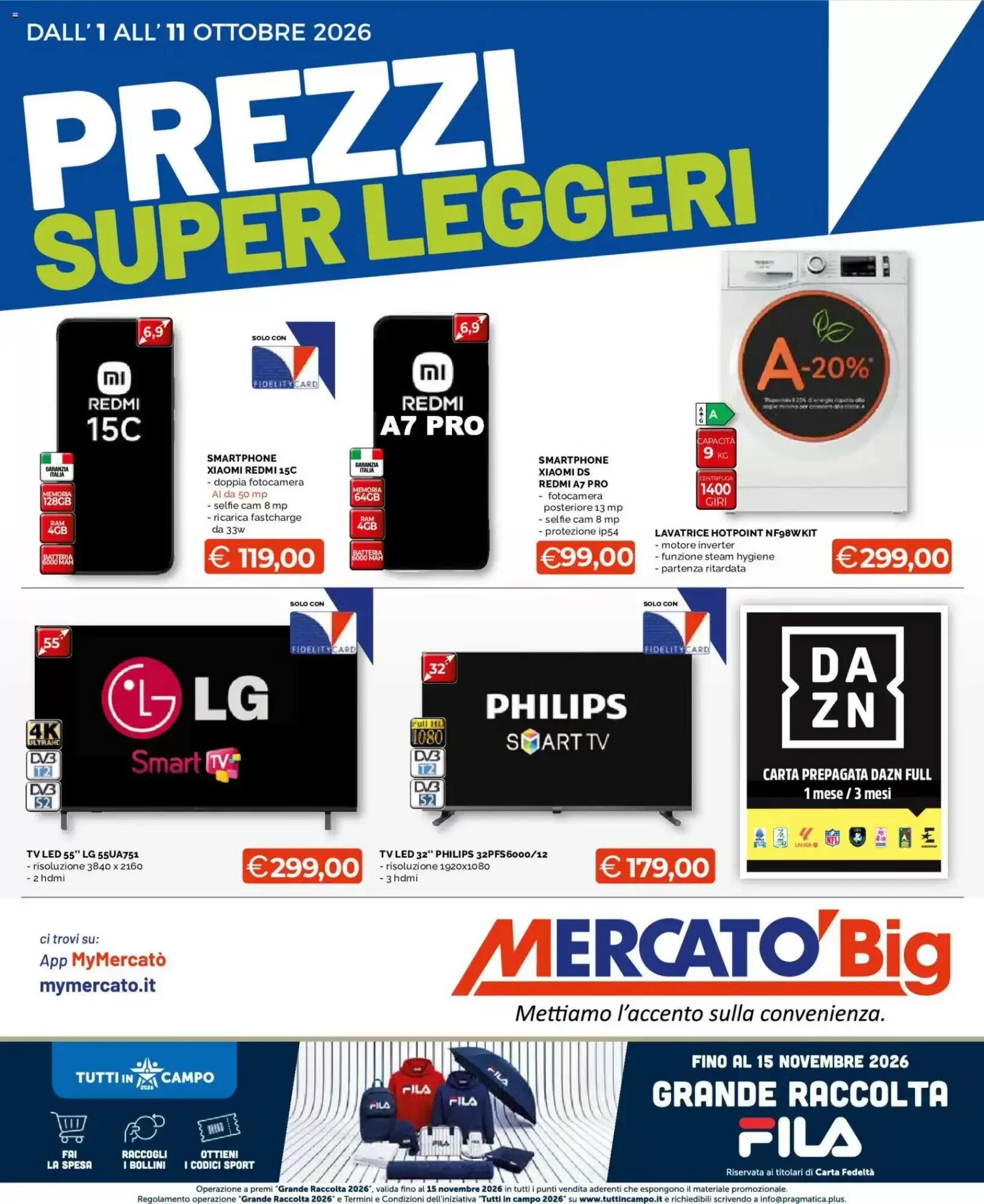 Volantino promozionale Mercatò Big  valide dal 01/10/2026 - Pagina 1.