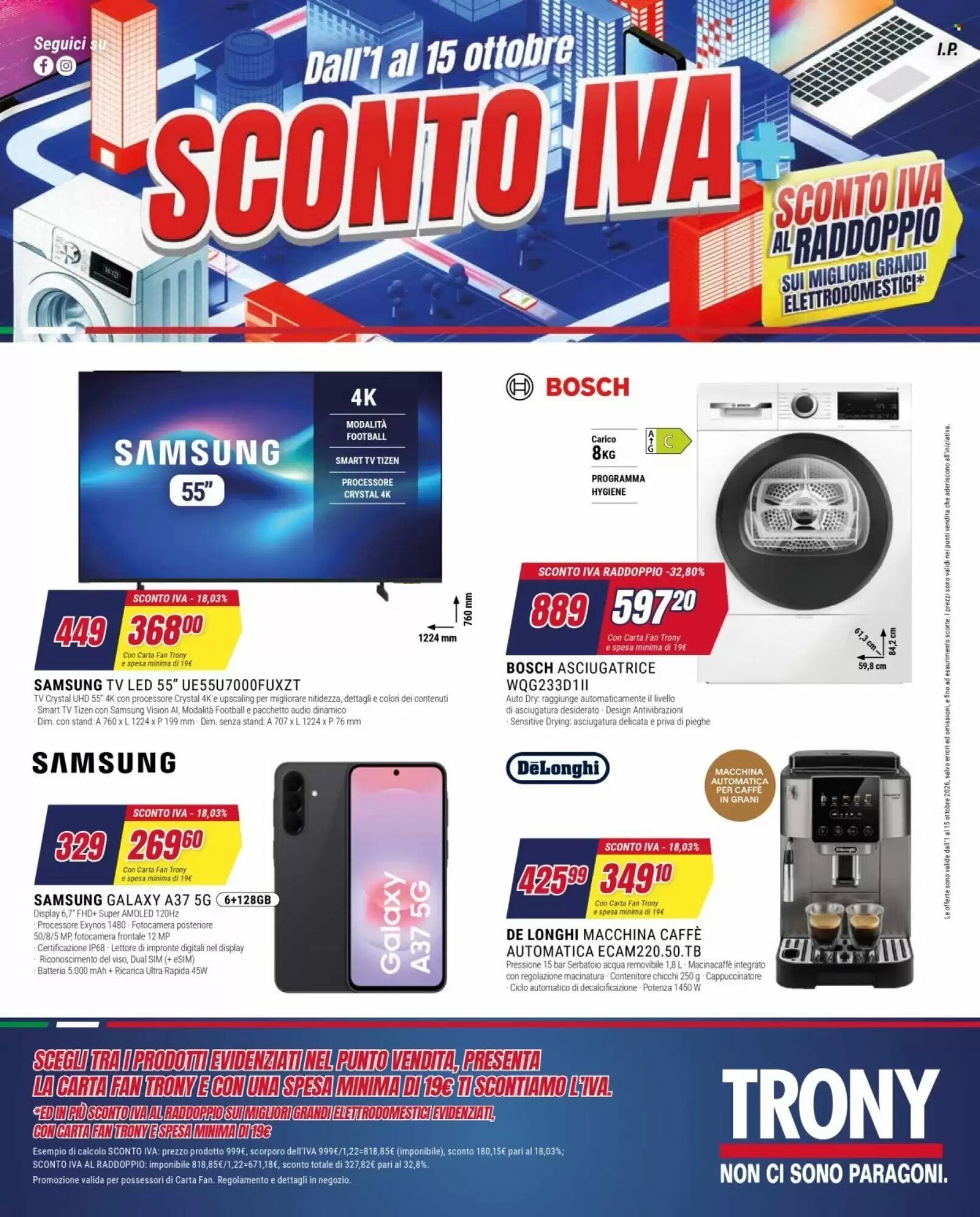 Volantino promozionale Trony valide dal 01/10/2026 - Pagina 1.