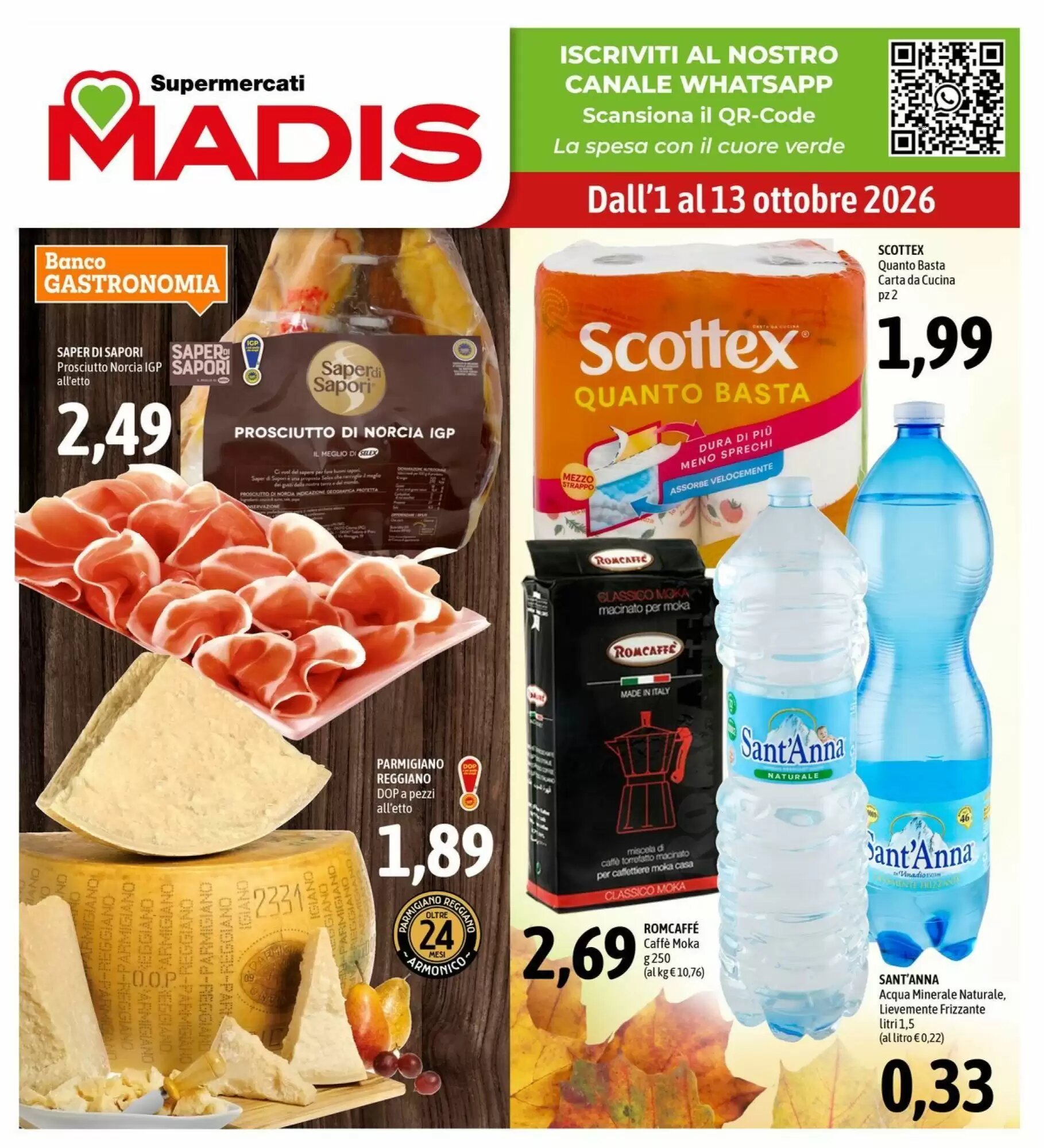 Volantino promozionale Madis  valide dal 01/10/2026 - Pagina 1.