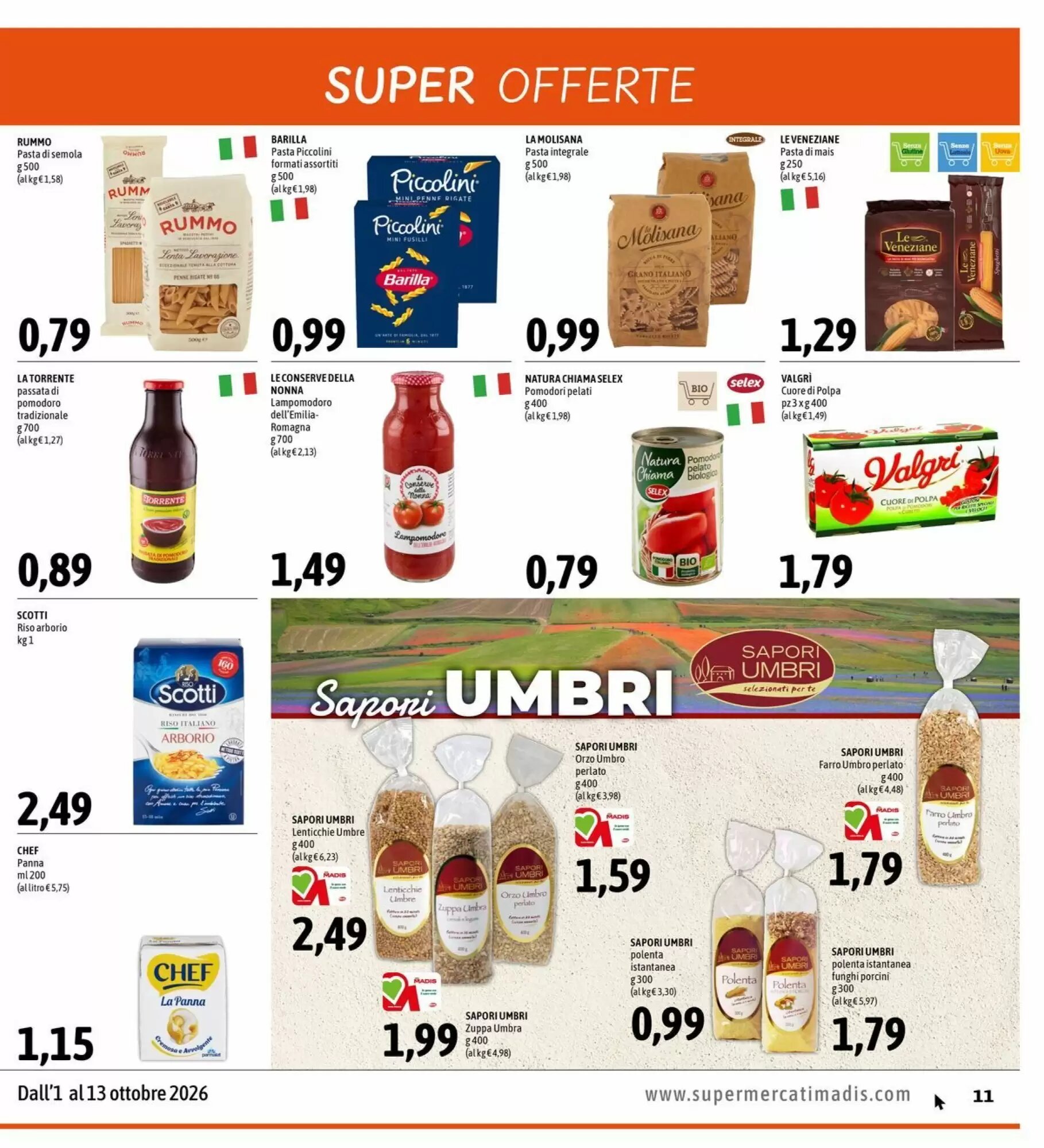 Volantino promozionale Madis  valide dal 01/10/2026 - Pagina 11.