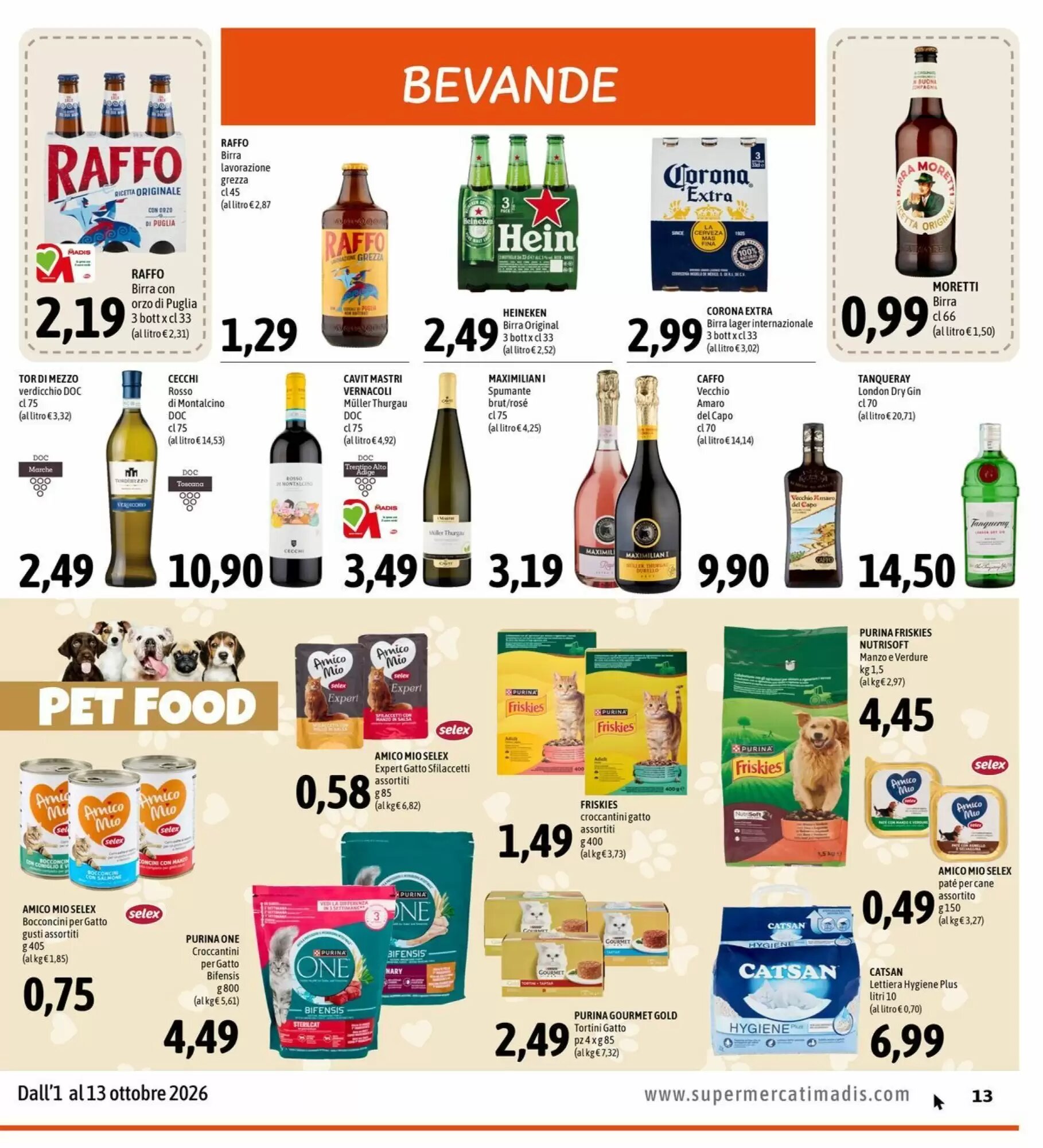 Volantino promozionale Madis  valide dal 01/10/2026 - Pagina 13.