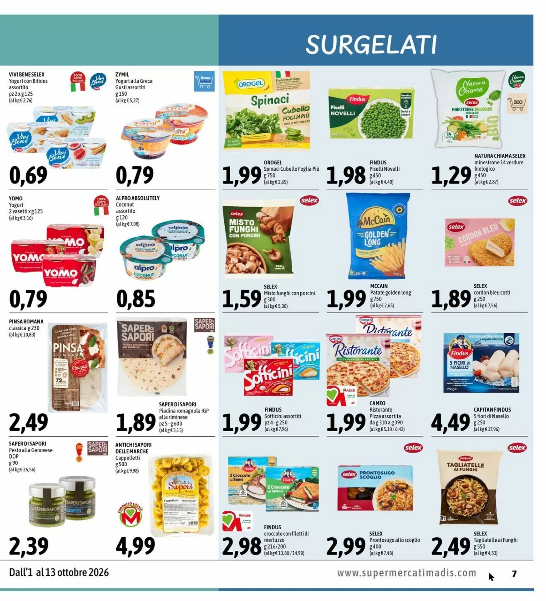 Volantino promozionale Madis  valide dal 01/10/2026 - Pagina 7.