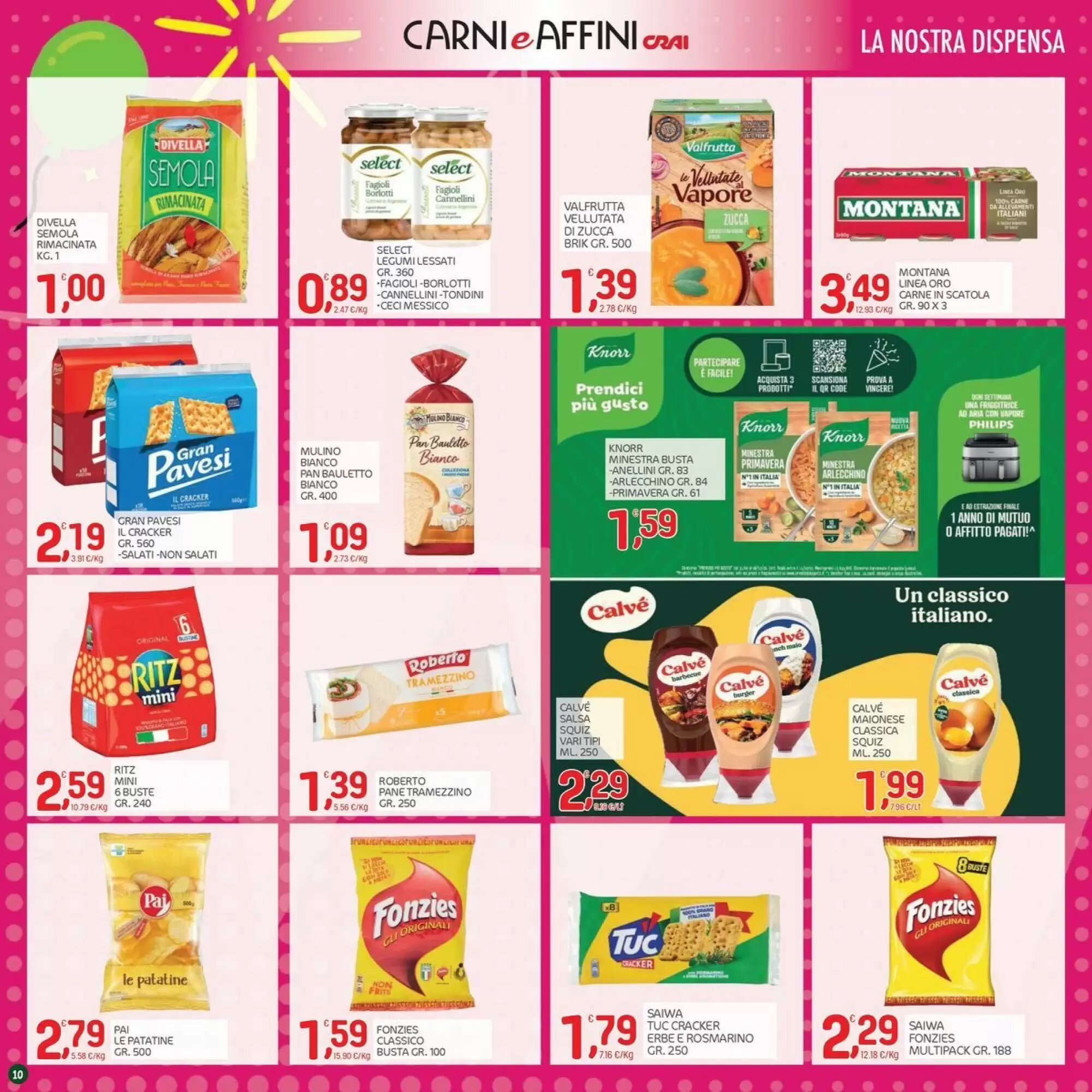 Volantino promozionale Carni e Affini Supermercati  valide dal 01/10/2026 - Pagina 10.
