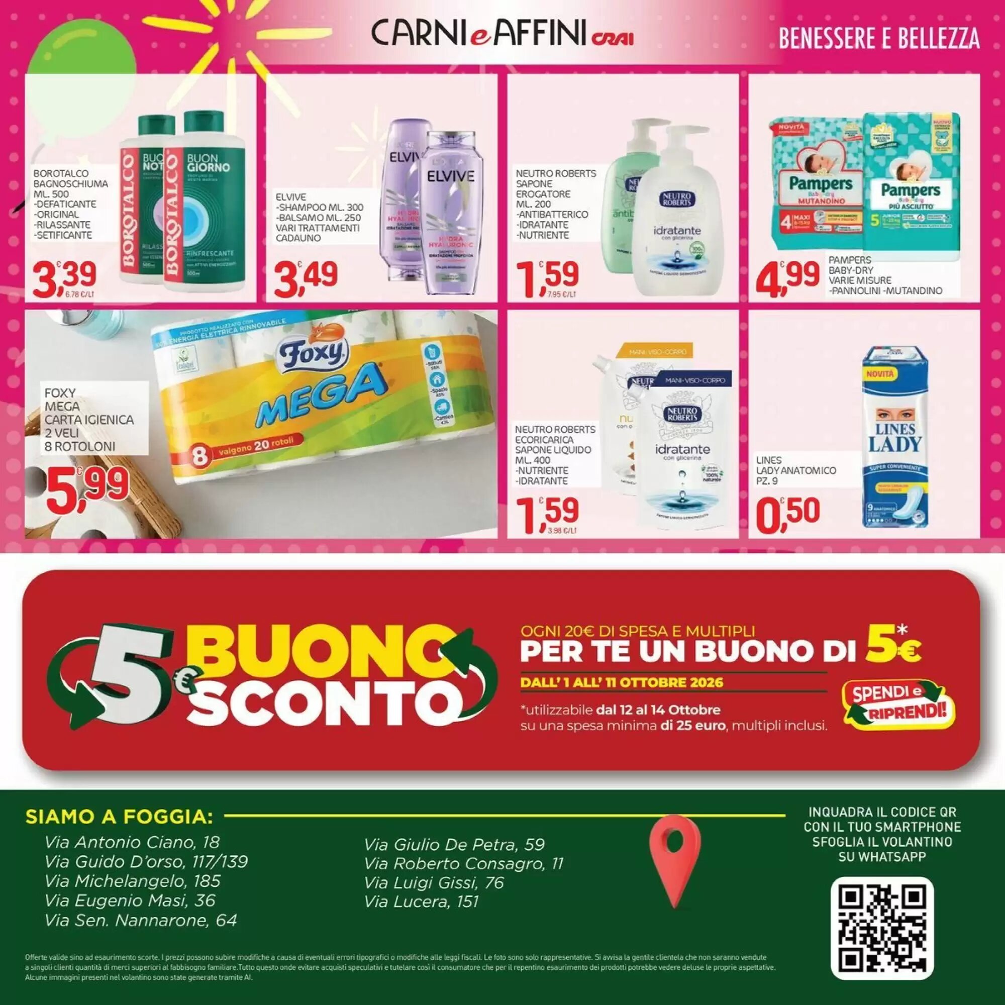 Volantino promozionale Carni e Affini Supermercati  valide dal 01/10/2026 - Pagina 12.