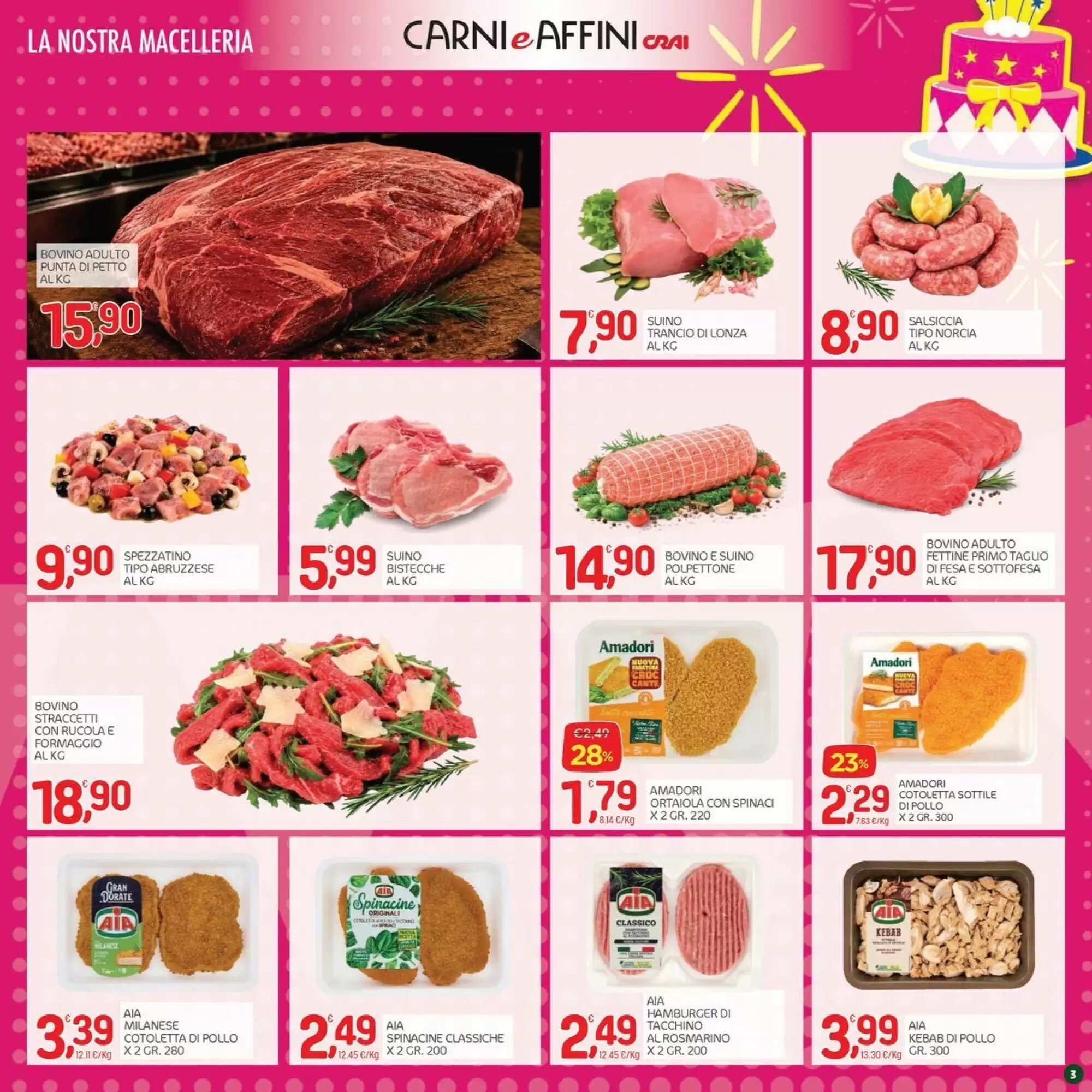 Volantino promozionale Carni e Affini Supermercati  valide dal 01/10/2026 - Pagina 3.