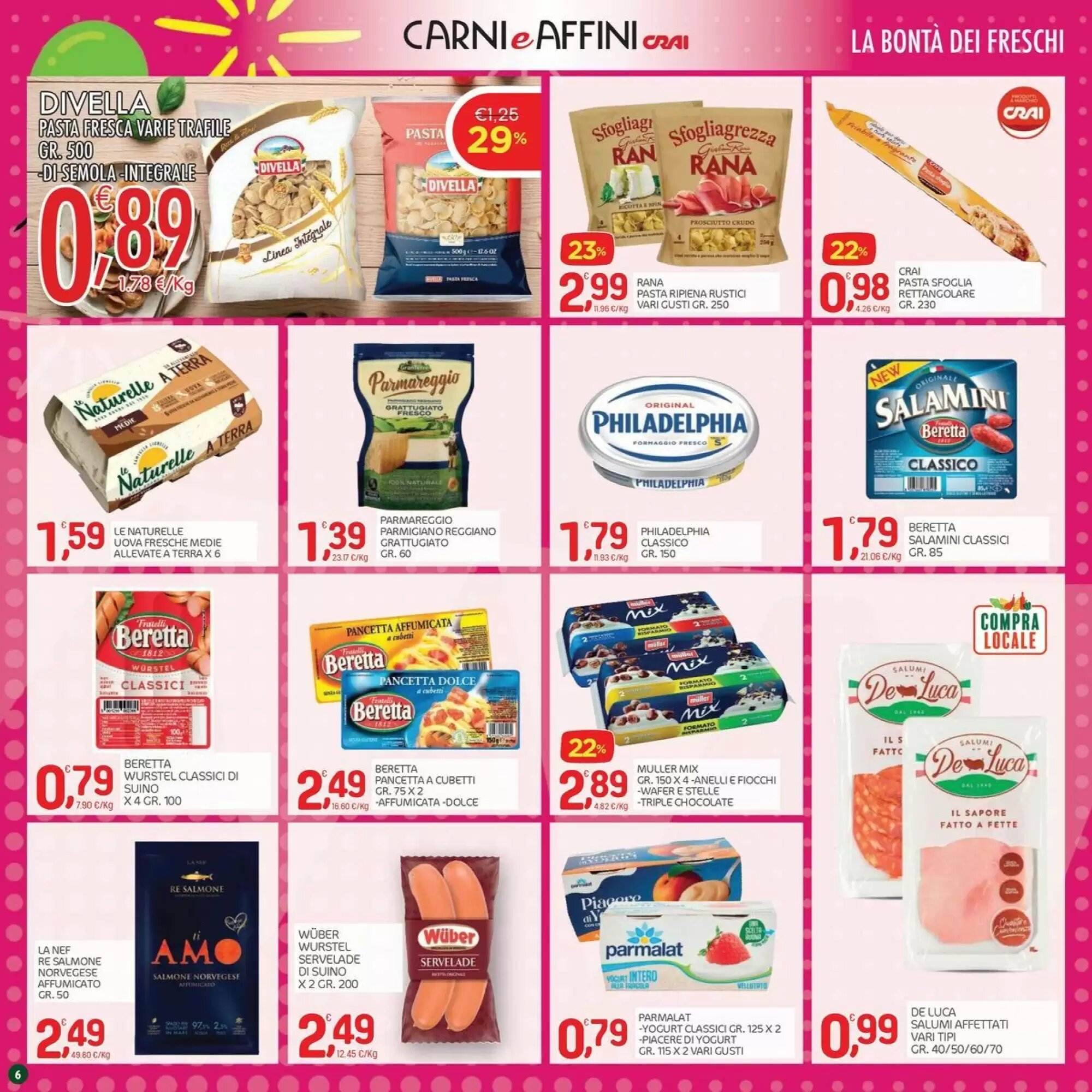 Volantino promozionale Carni e Affini Supermercati  valide dal 01/10/2026 - Pagina 6.