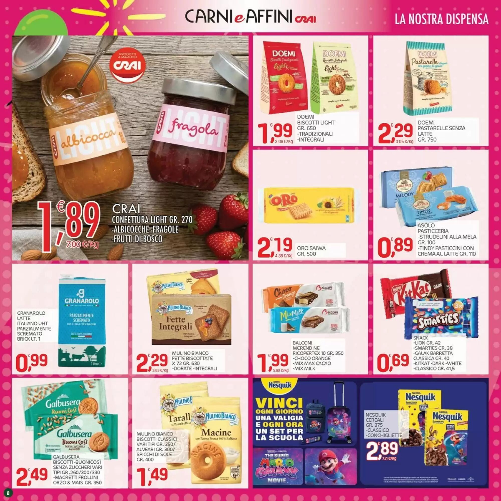 Volantino promozionale Carni e Affini Supermercati  valide dal 01/10/2026 - Pagina 8.