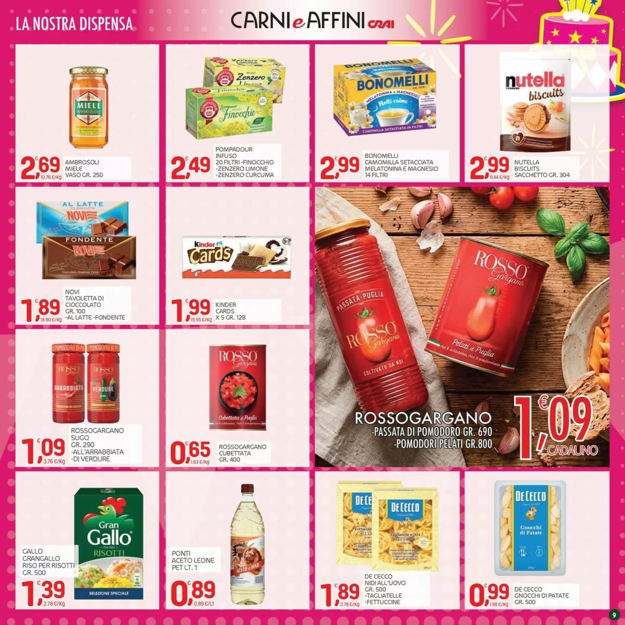 Volantino promozionale Carni e Affini Supermercati  valide dal 01/10/2026 - Pagina 9.